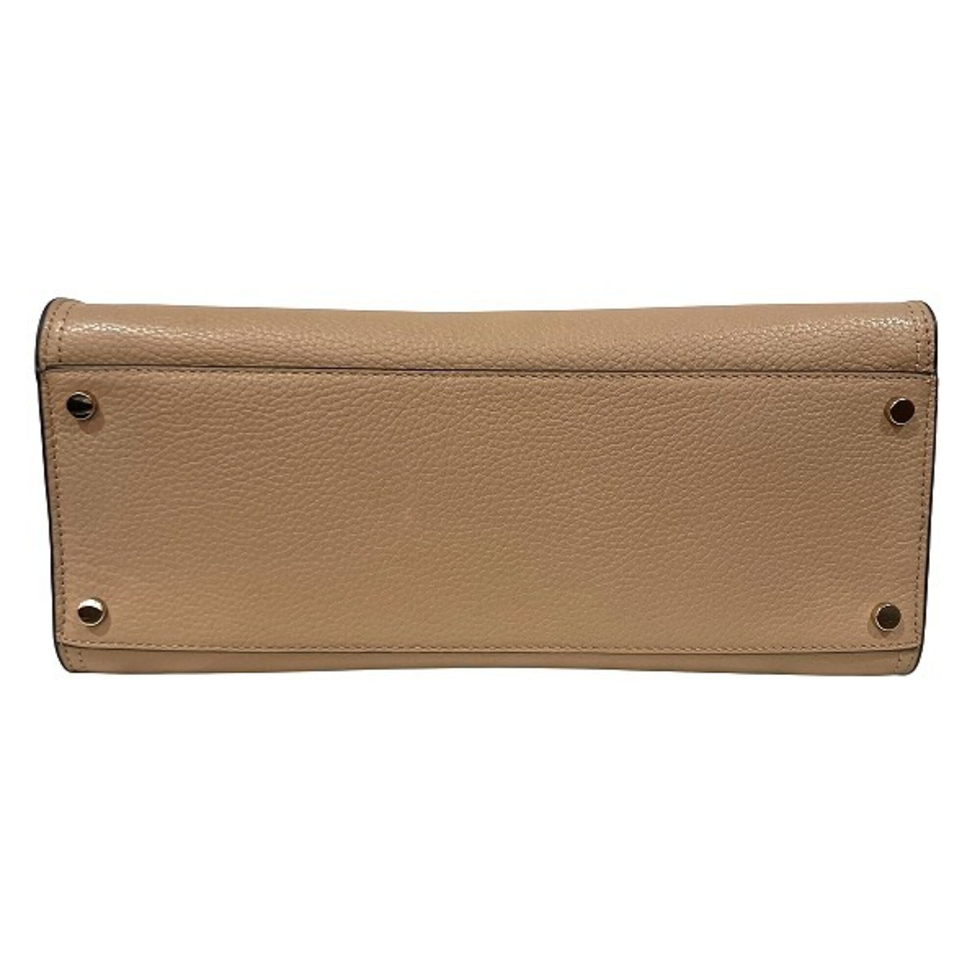 Kate Spade Beige Leather Handbag Shoulder Bag (Pre-Owned)