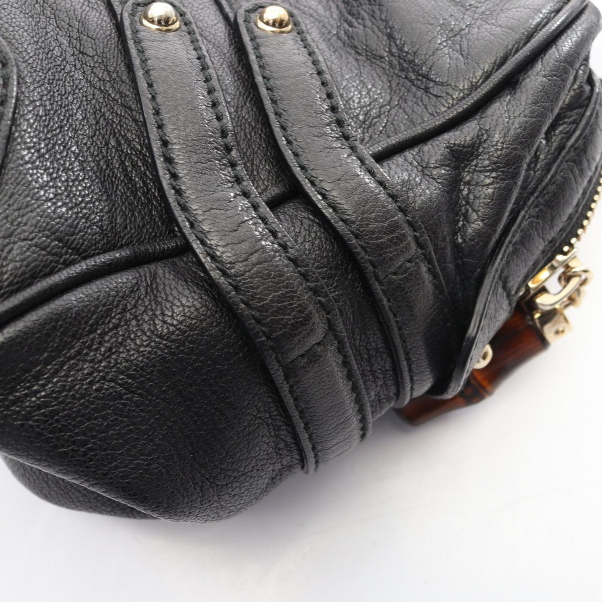 Gucci Black Leather Handbag (Pre-Owned)
