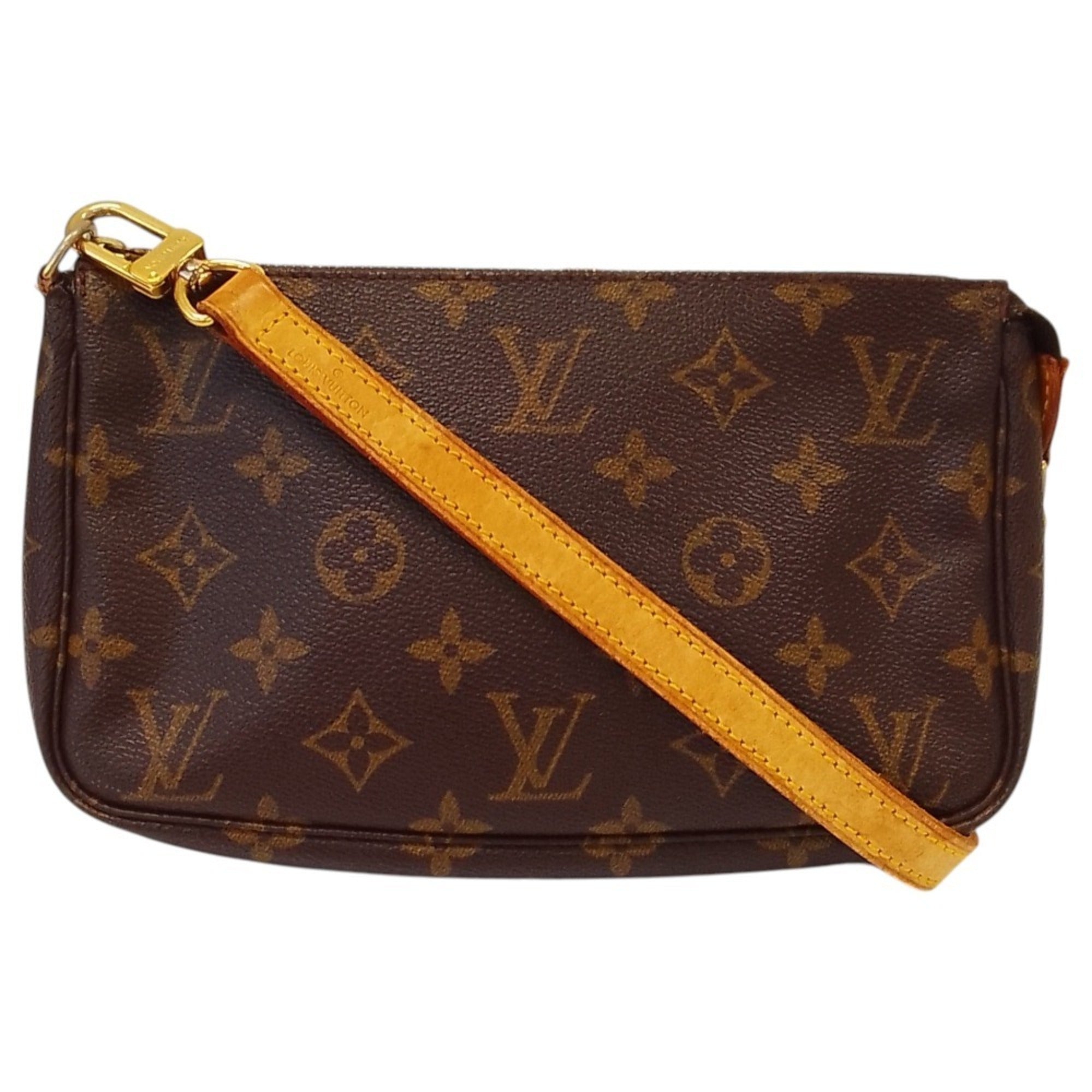 Louis Vuitton Brown Monogram Monogram Pochette Shoulder Bag (Pre-Owned)