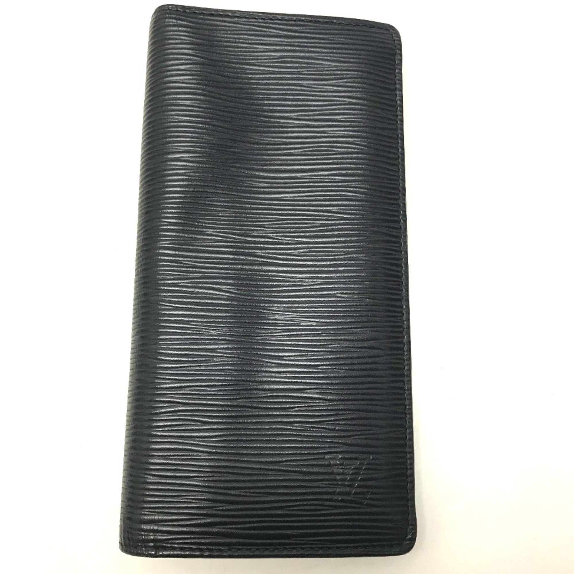 Louis Vuitton Navy Epi Leather Long Wallet (Bi-Fold) (Pre-Owned)