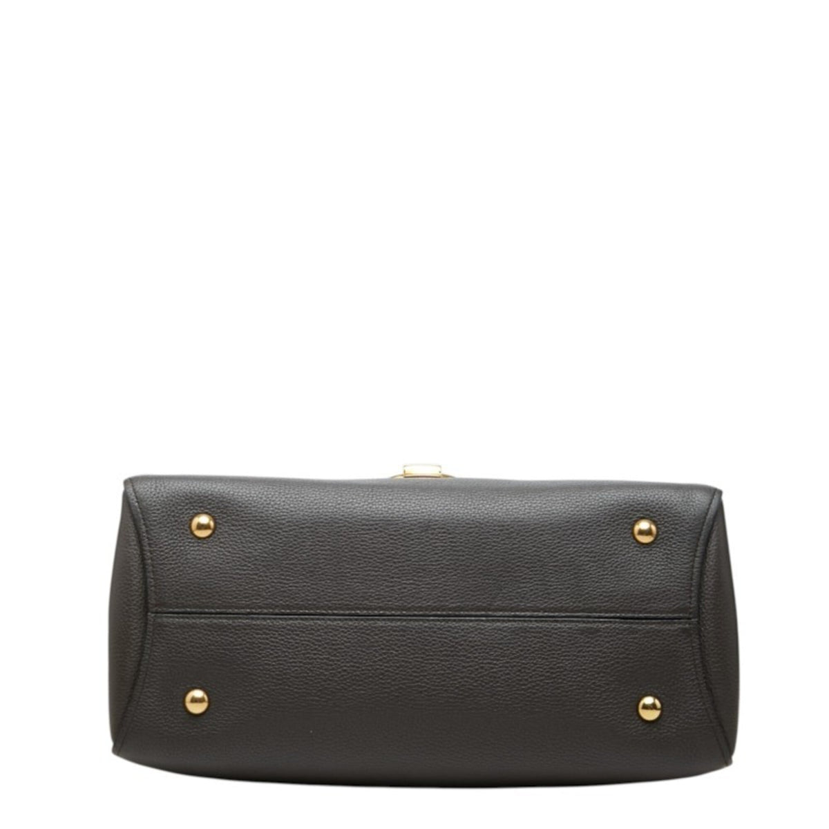 Salvatore Ferragamo Brown Leather Handbag Shoulder Bag (Pre-Owned)