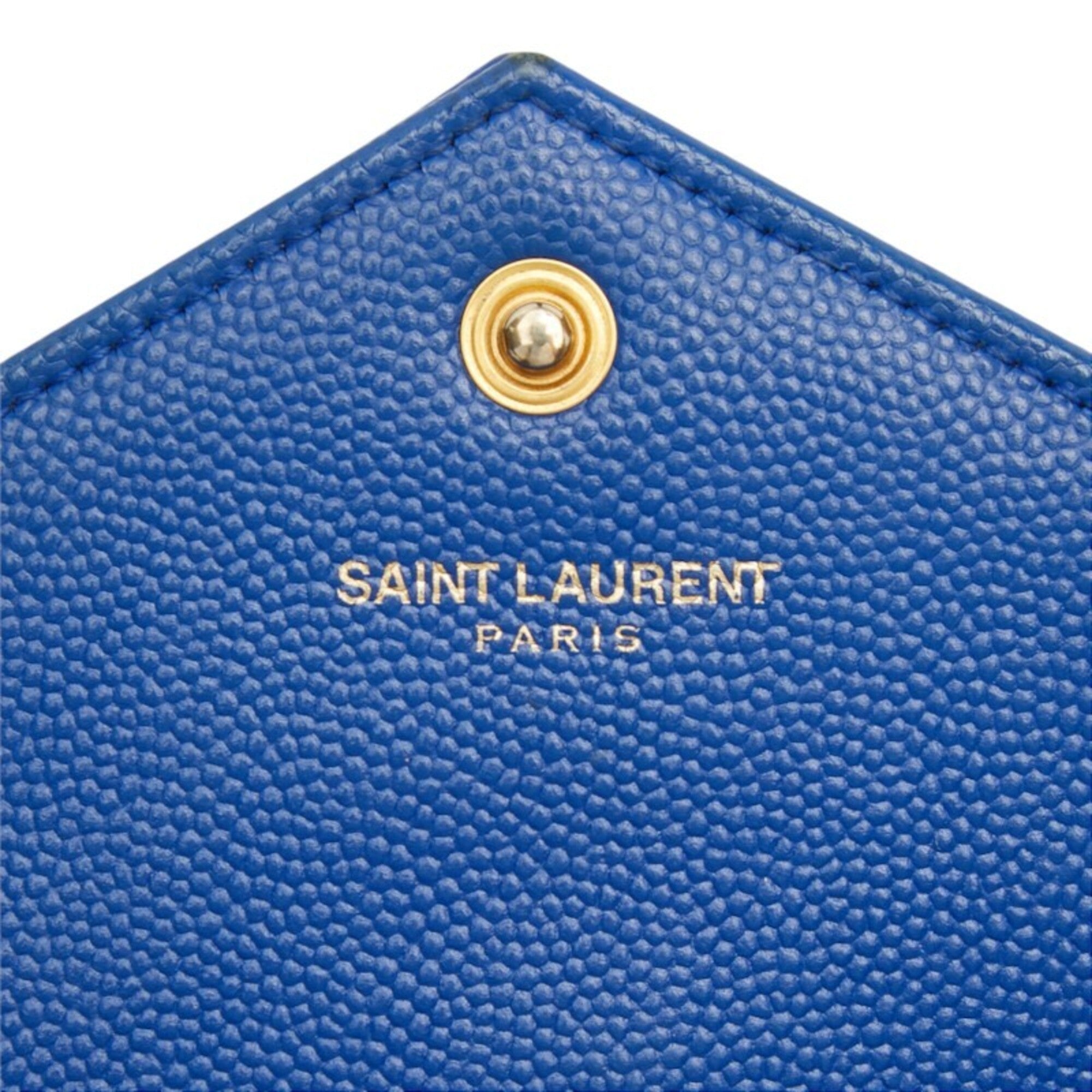 Saint Laurent Blue Leather Shoulder Bag (Pre-Owned)