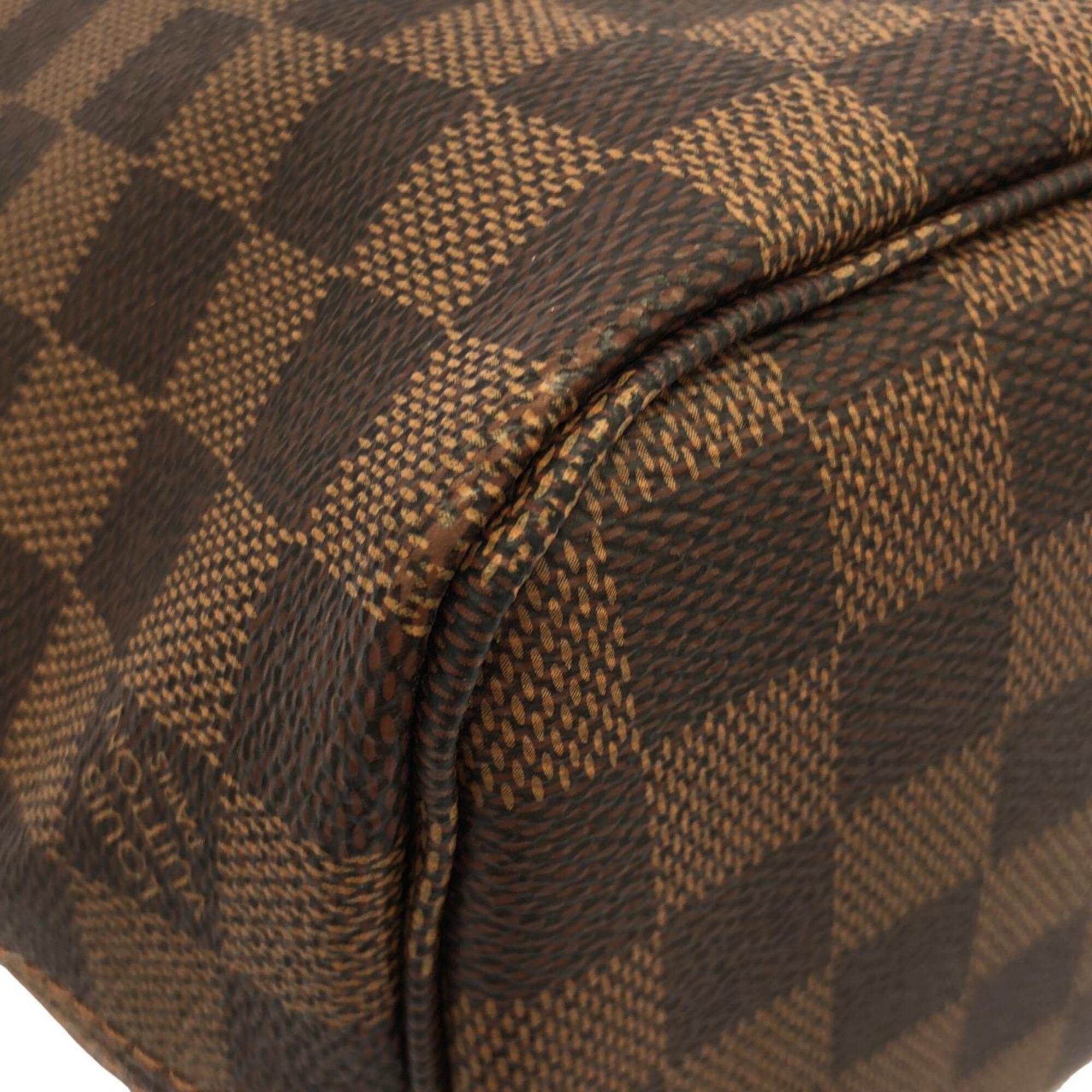 Louis Vuitton Ebene Coated Canvas Handbag Pouch (Pre-Owned)