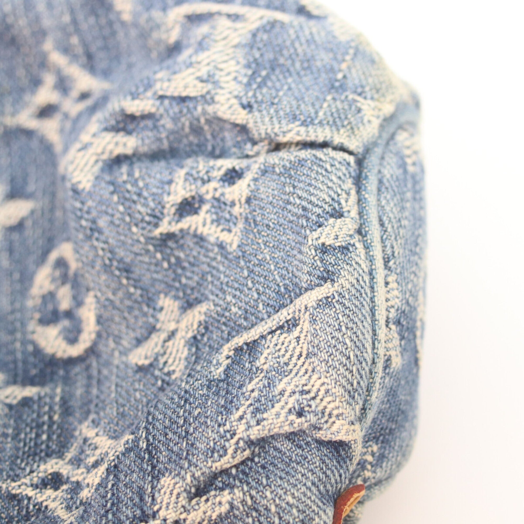Louis Vuitton Indigo Monogram Denim Shoulder Bag (Pre-Owned)