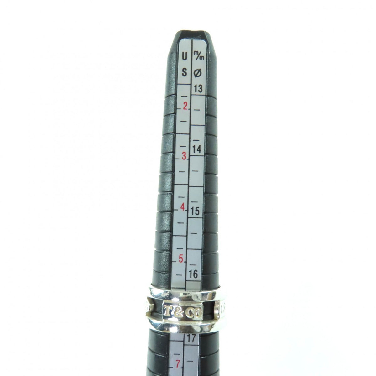 Tiffany Silver Silver 925 Band Ring (Pre-Owned)