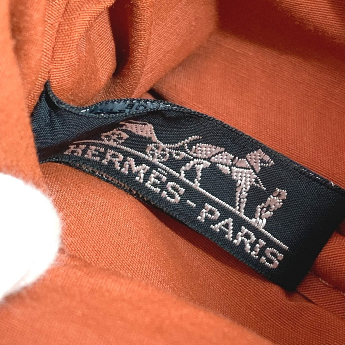 Hermes Orange Cotton Polyamide Fanny Pack Pouch Shoulder Bag (Pre-Owned)