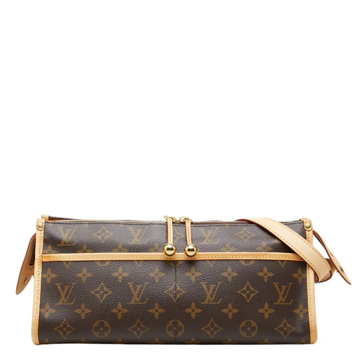 Louis Vuitton Brown Pvc Leather Shoulder Bag (Pre-Owned)