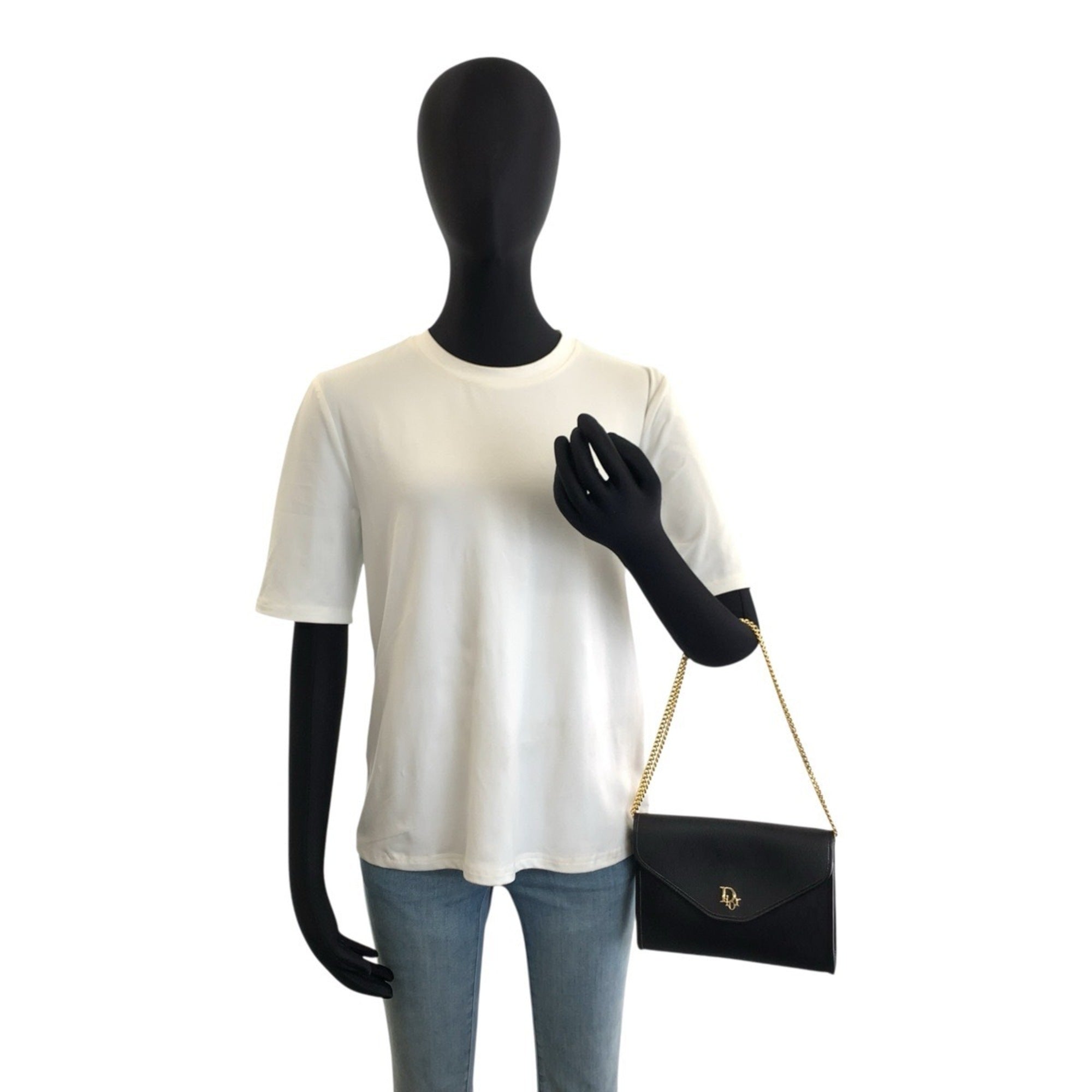 Christian Dior Black Pvc Shoulder Bag (Pre-Owned)