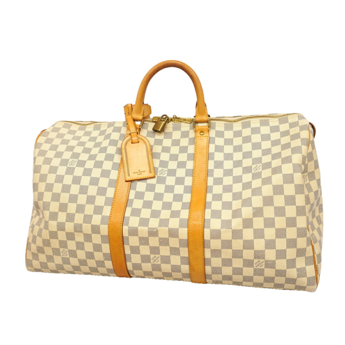 Louis Vuitton White Boston Bag (Pre-Owned)