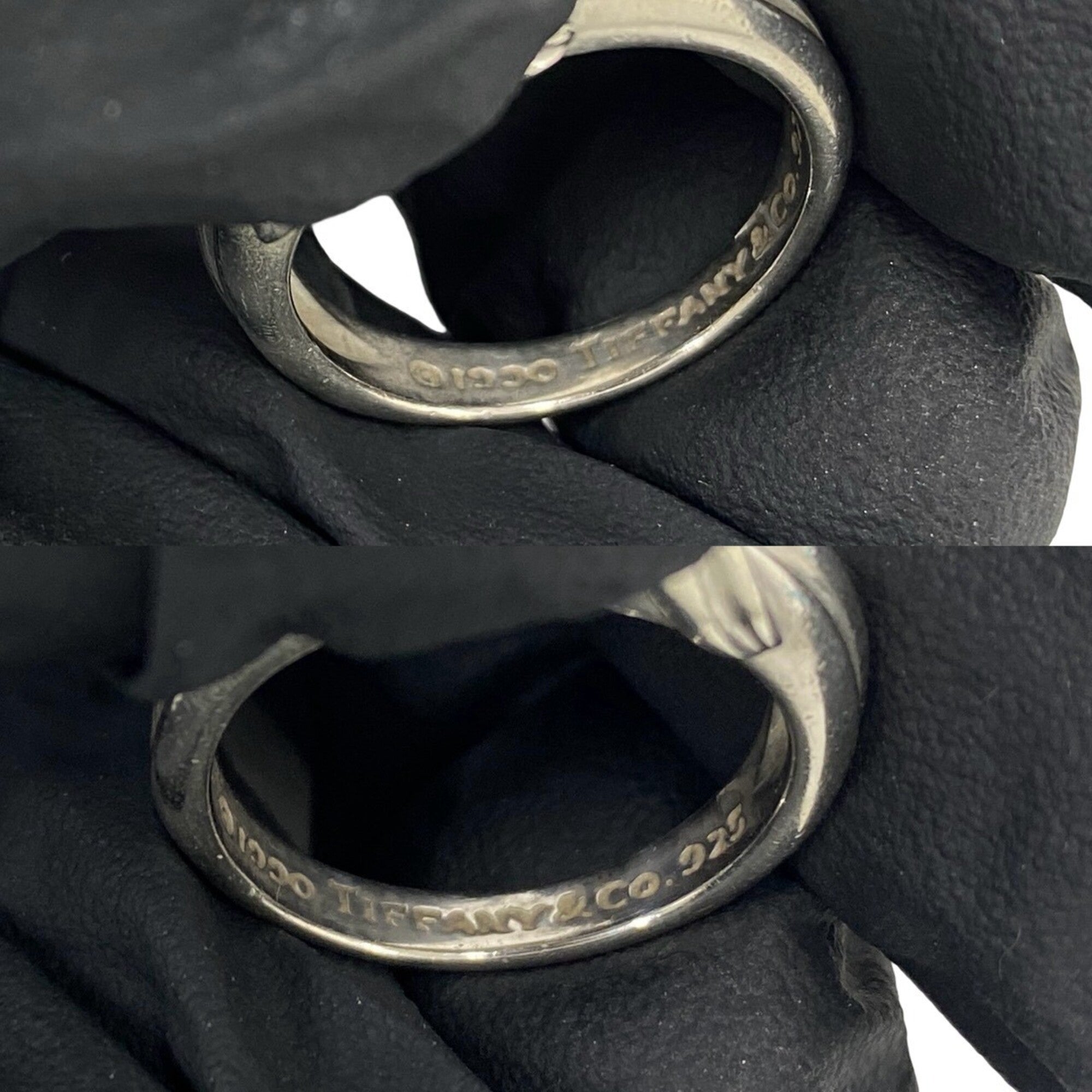 Tiffany Silver Silver 925 Band Ring (Pre-Owned)