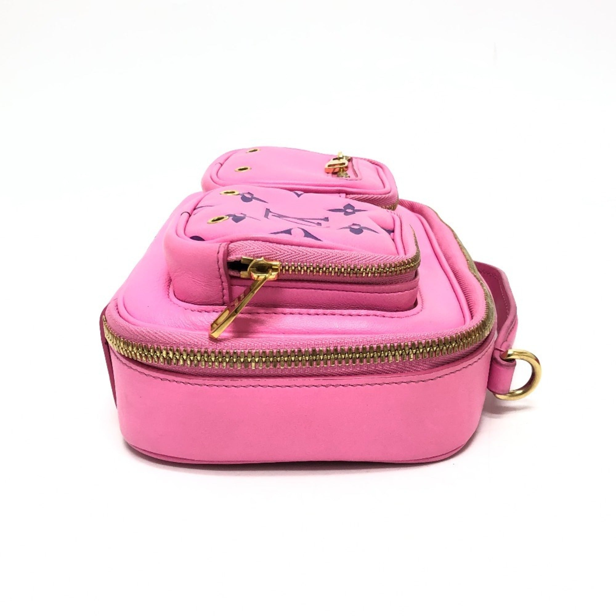 Louis Vuitton Pink Rose Leather Shoulder Bag (Pre-Owned)