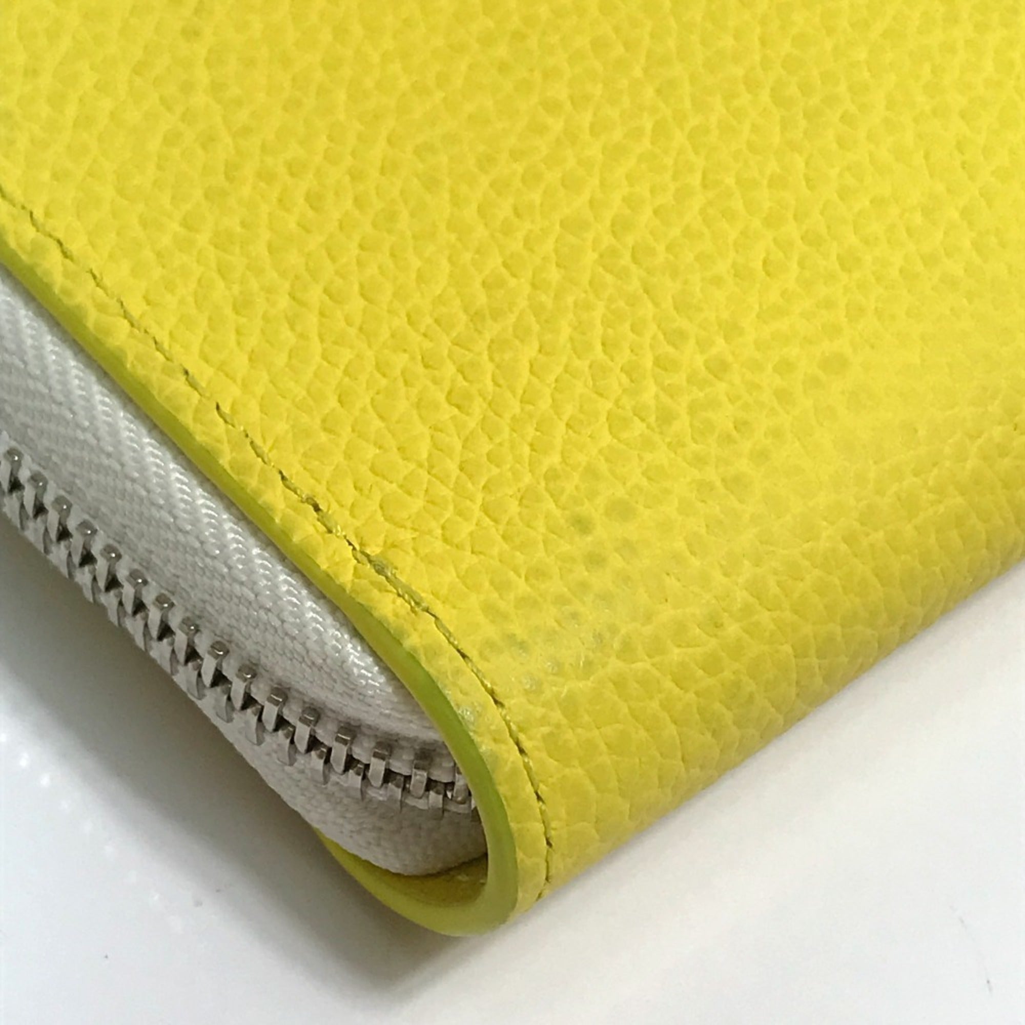 Louis Vuitton Yellow Leather Long Wallet (Bi-Fold) (Pre-Owned)