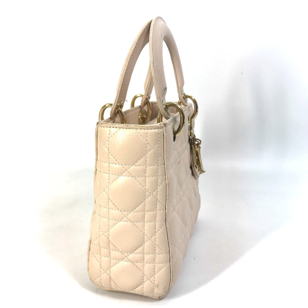 Christian Dior Beige Leather Handbag (Pre-Owned)