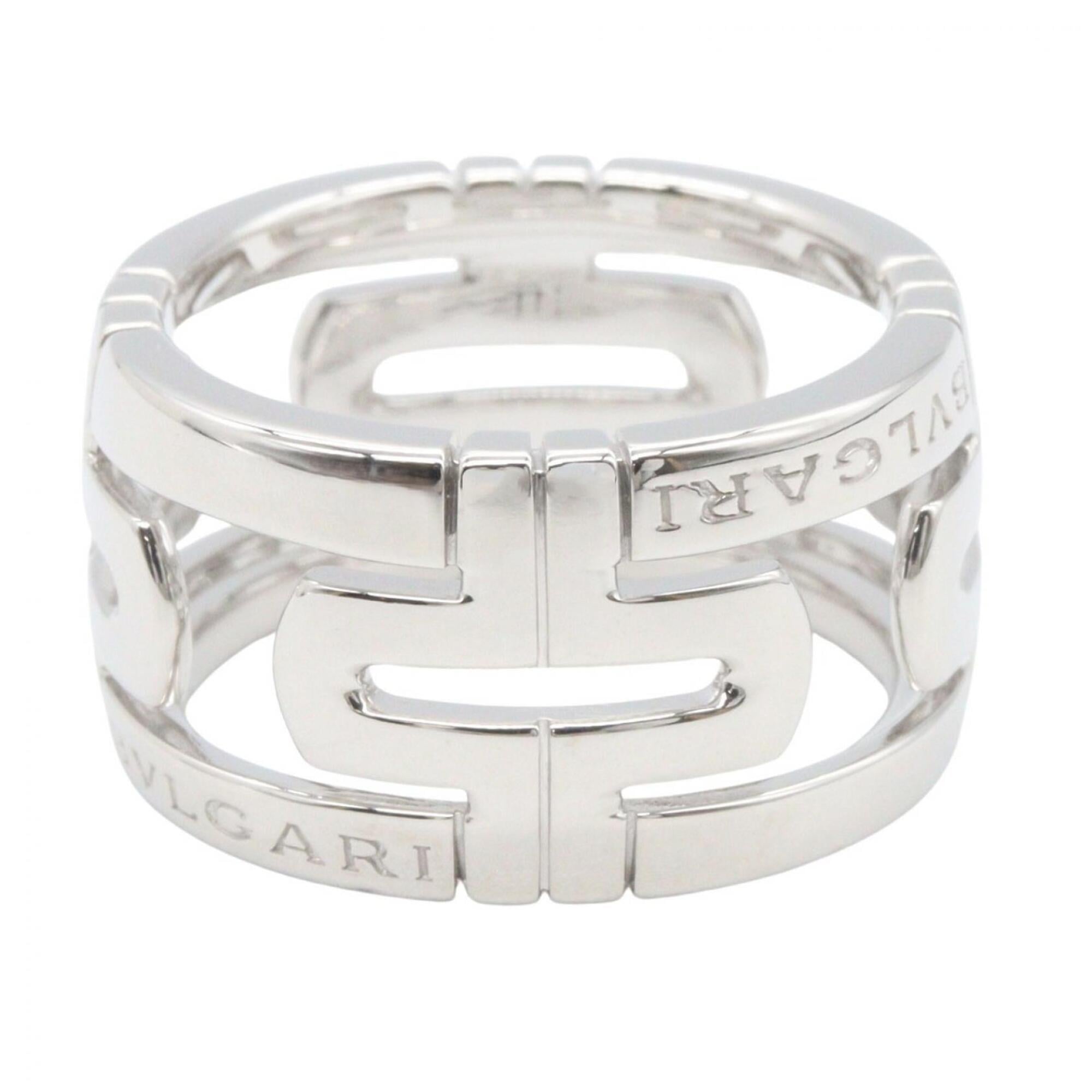 Bvlgari Silver White Gold (18K) Band Ring (Pre-Owned)