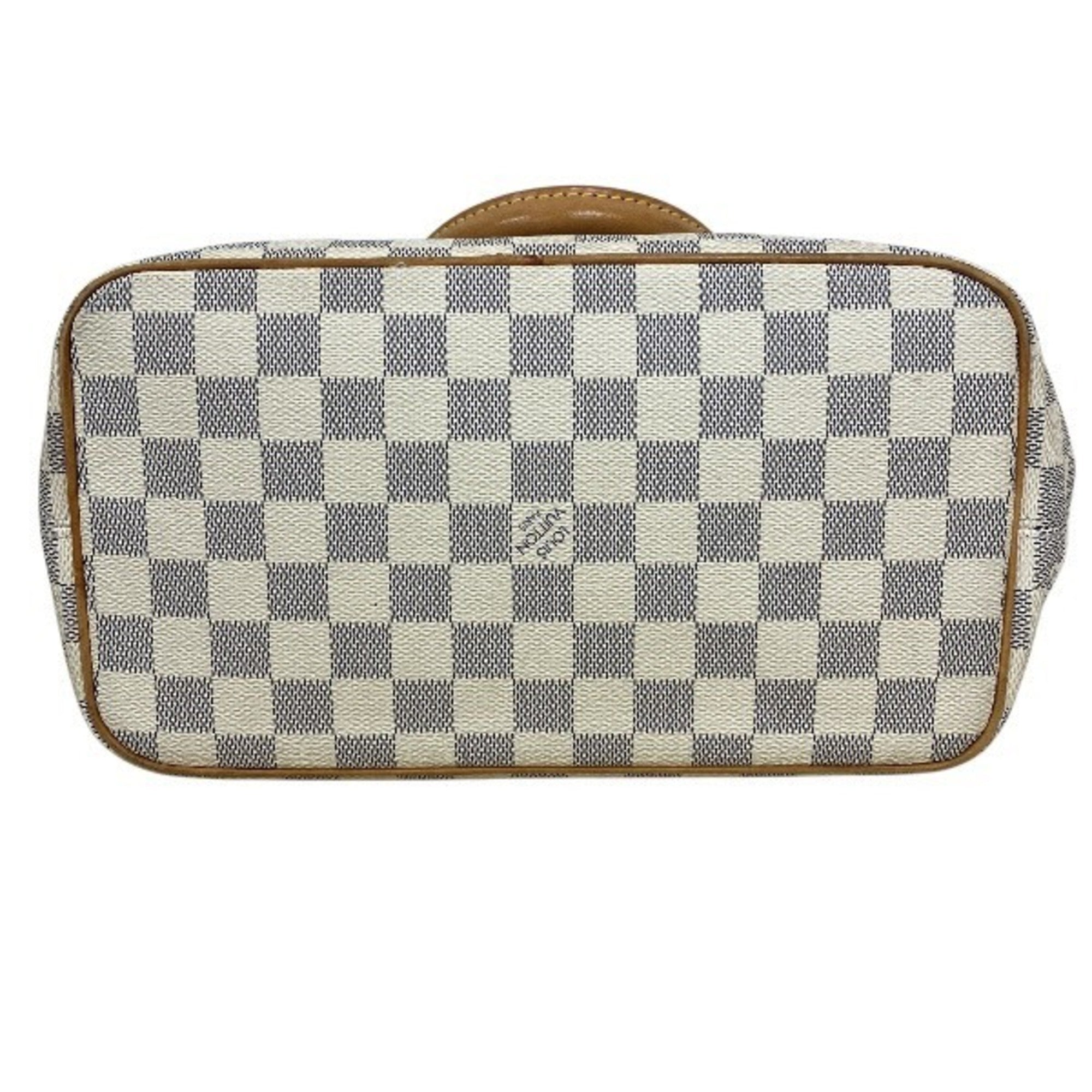 Louis Vuitton White Handbag Tote Bag (Pre-Owned)
