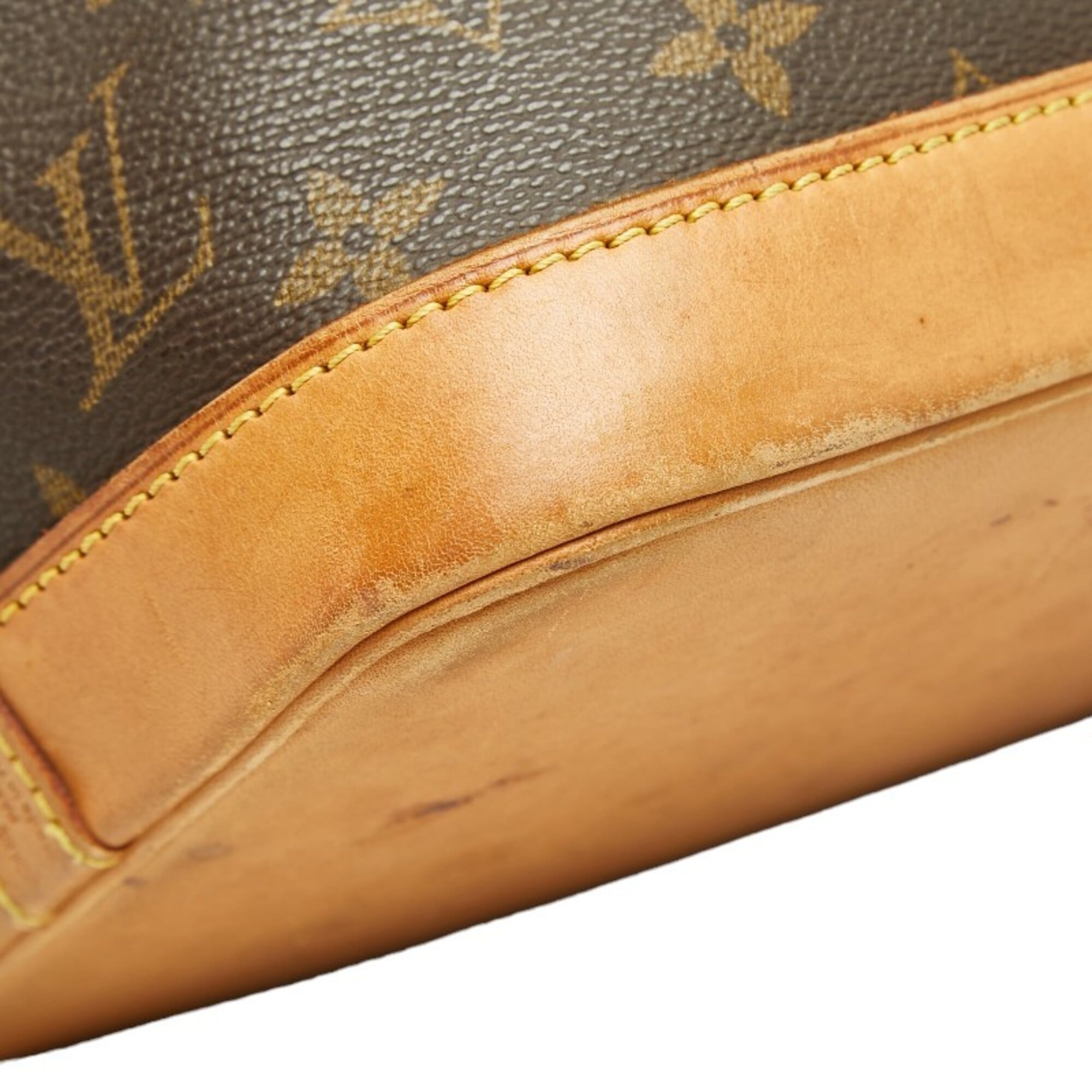 Louis Vuitton Brown Pvc Leather Handbag (Pre-Owned)
