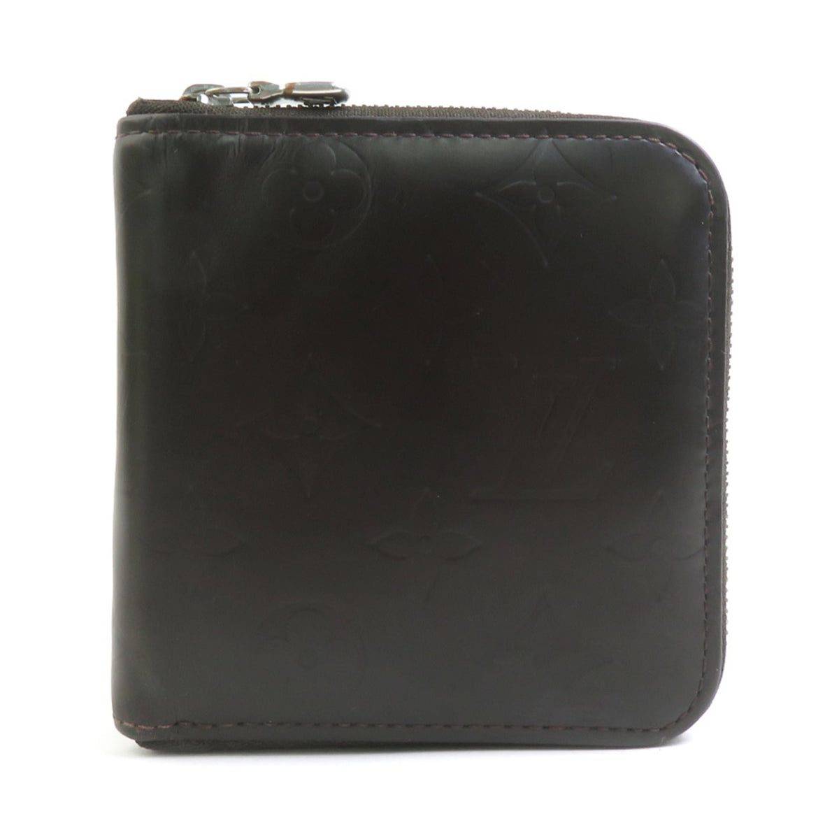 Louis Vuitton Coffee Monogram Glacé Leather Wallet (Bi-Fold) (Pre-Owned)