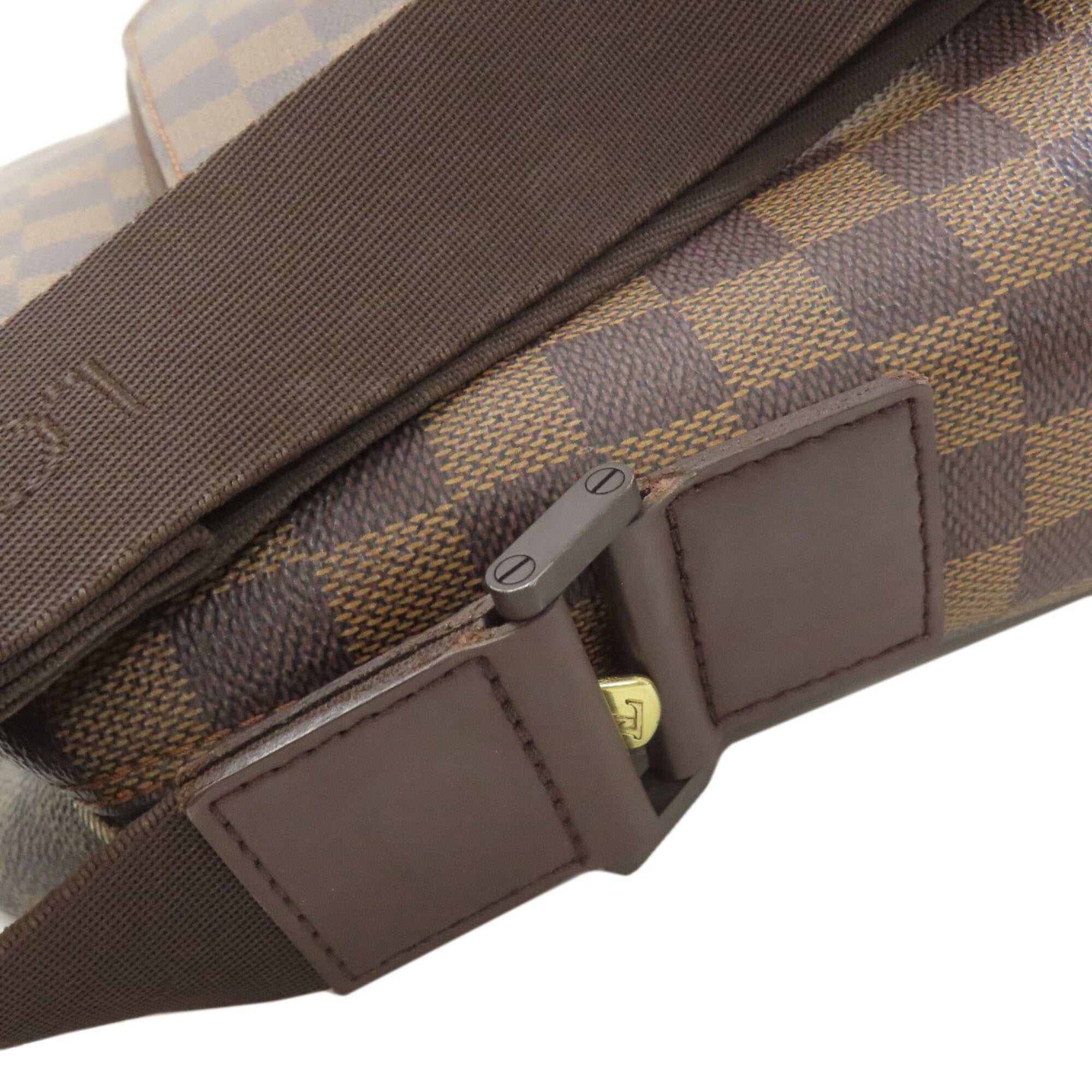 Louis Vuitton Damier Damier Canvas Ebene Damier Canvas Shoulder Bag (Pre-Owned)