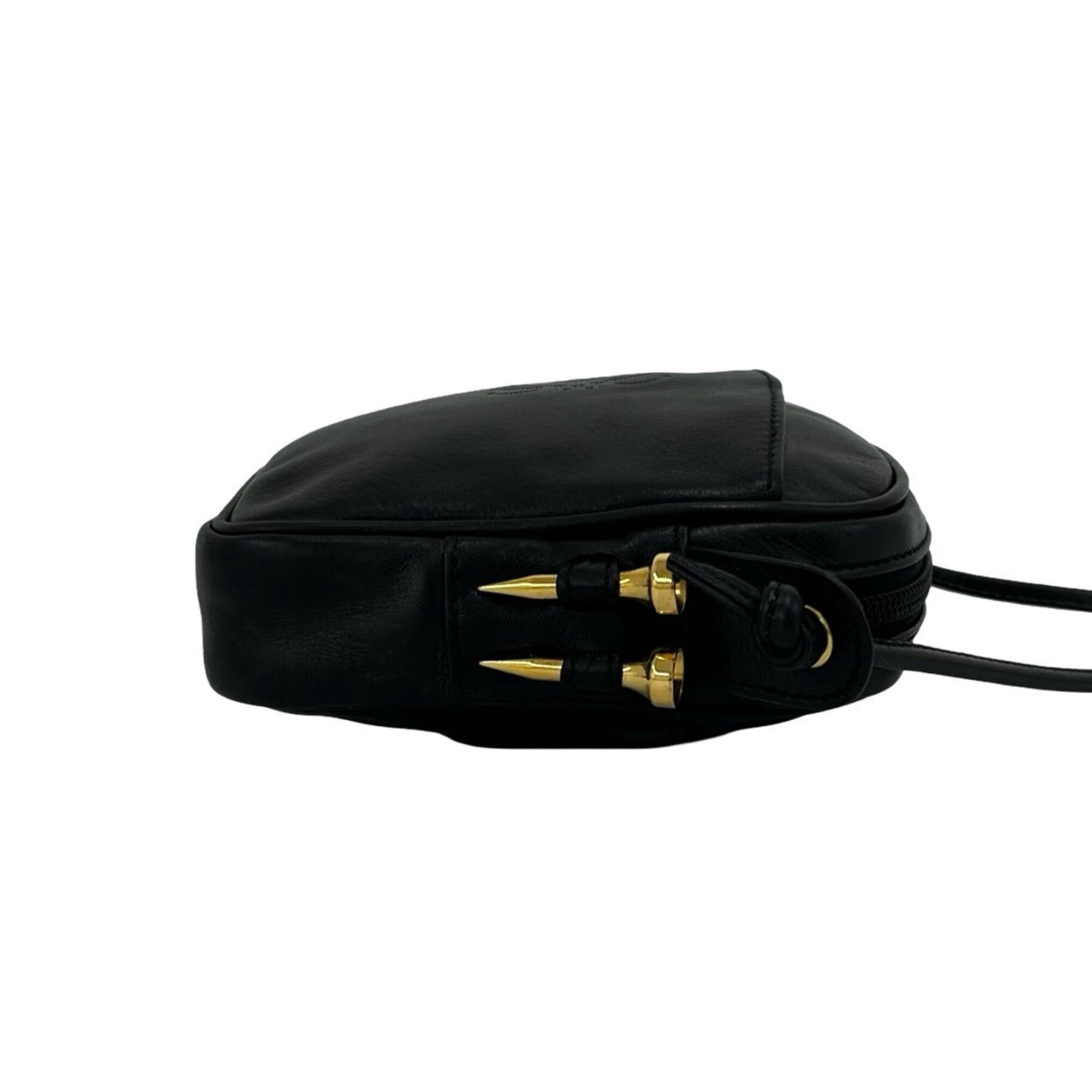 Loewe Black Leather Pochette Shoulder Bag (Pre-Owned)