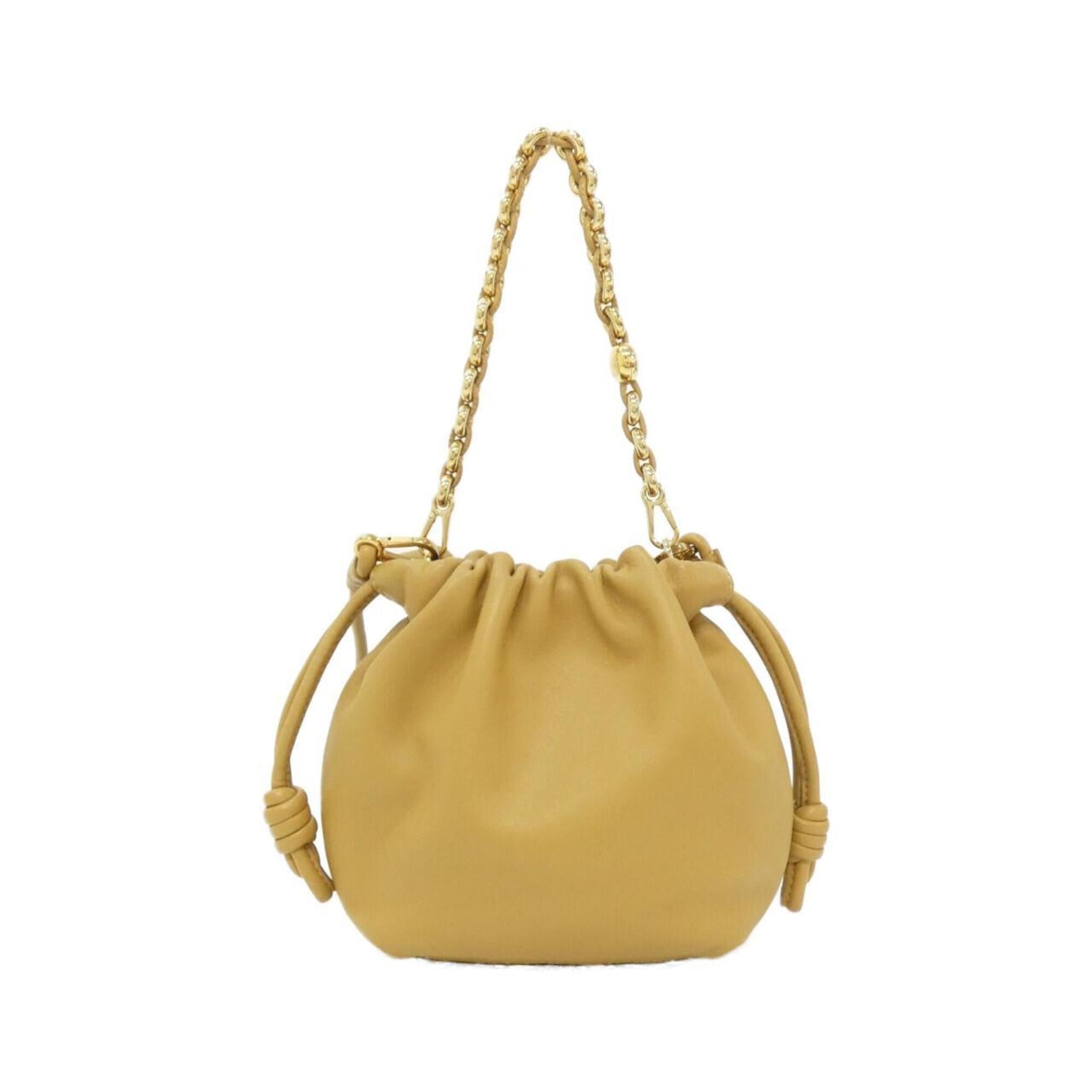 Loewe Yellow Leather Handbag (Pre-Owned)