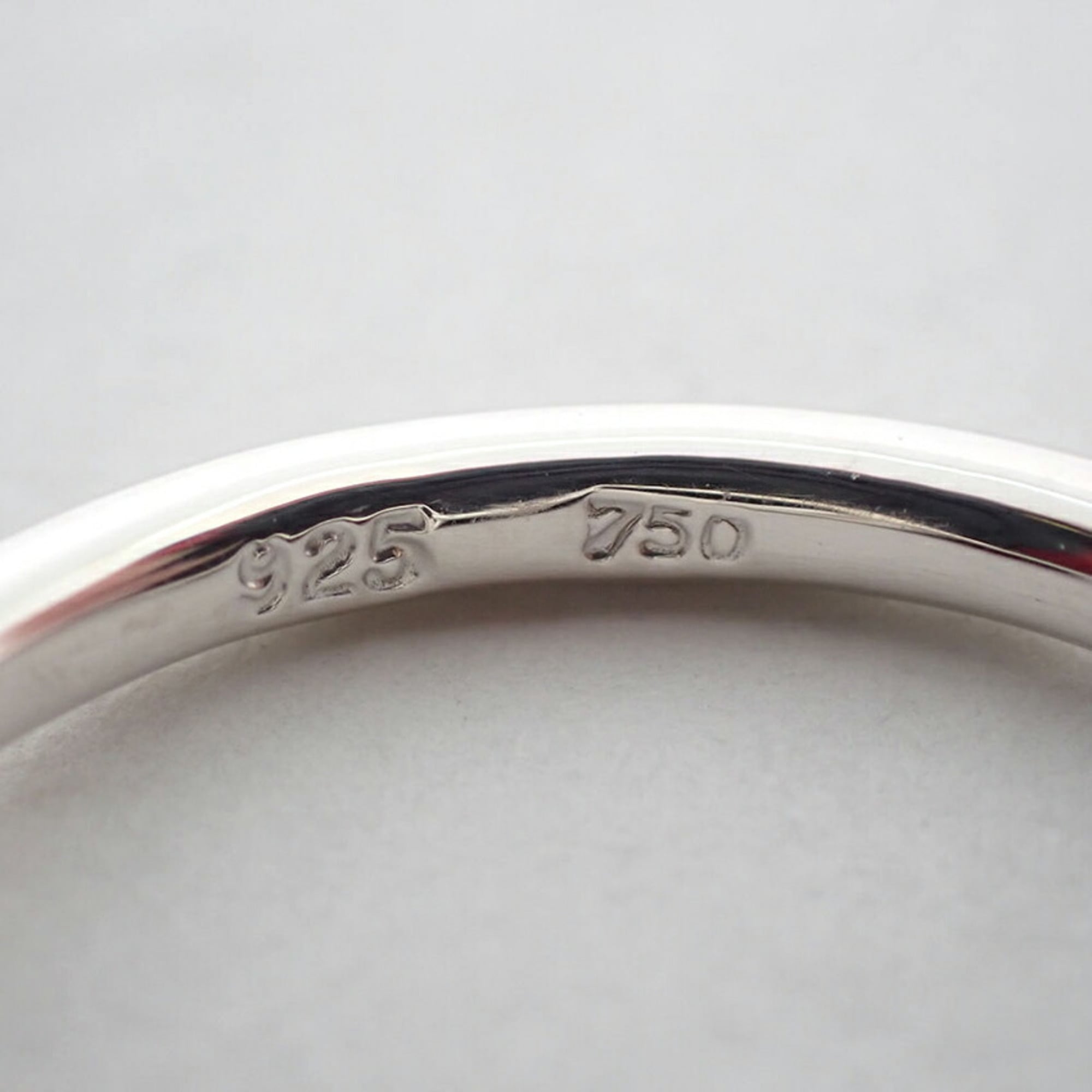 Tiffany Yellow Gold (18K) Sterling Silver 925 Band Ring (Pre-Owned)