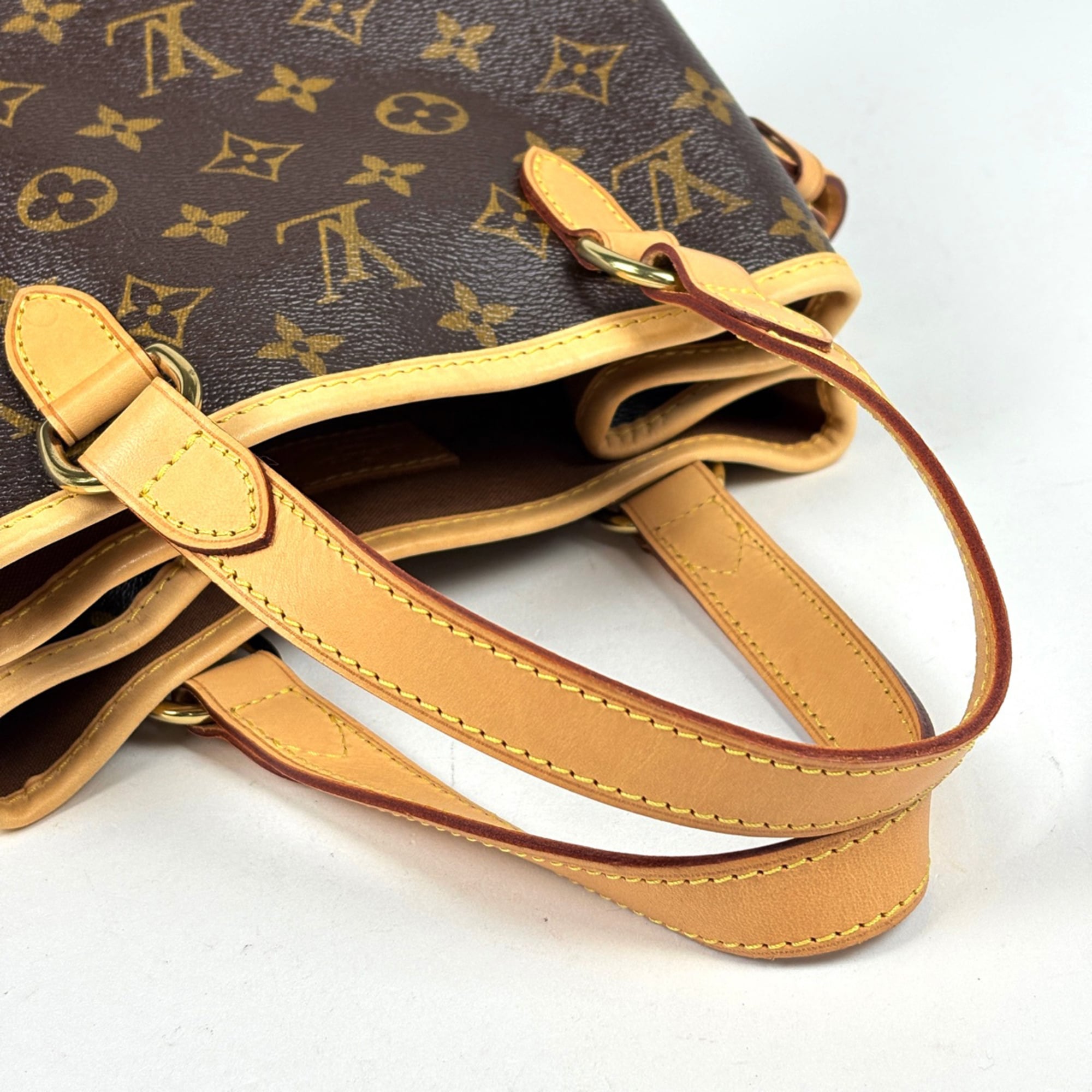 Louis Vuitton Brown Monogram Handbag Tote Bag (Pre-Owned)