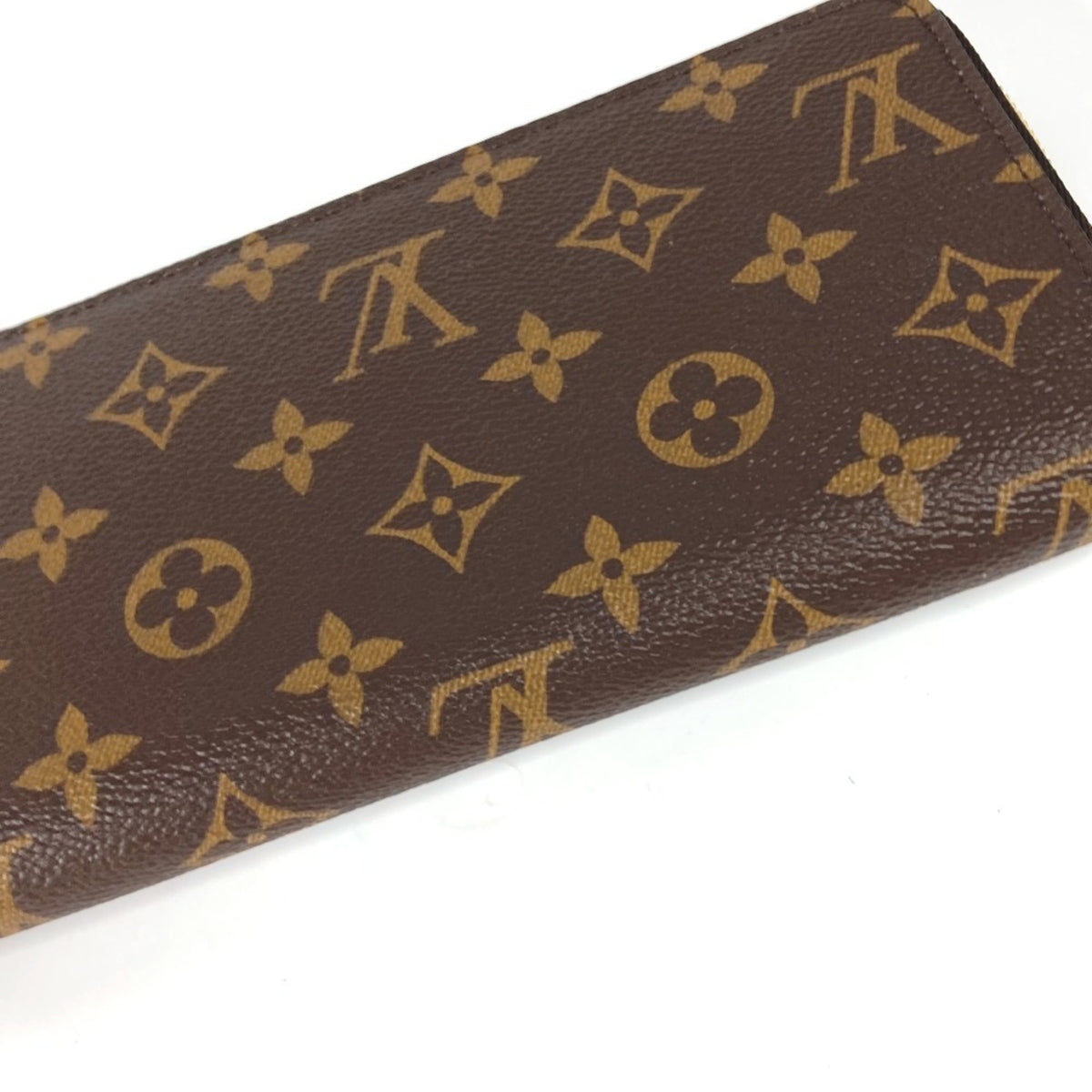 Louis Vuitton Brown Fuchsia Monogram Monogram Long Wallet (Bi-Fold) (Pre-Owned)