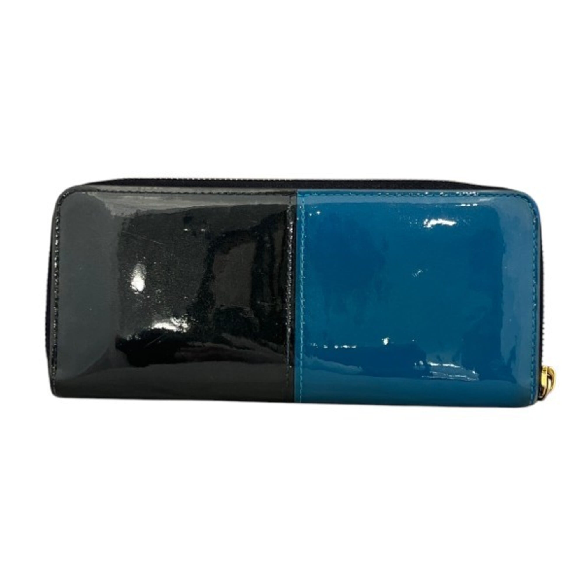 Louis Vuitton Navy Blue Vernis Coin Purse/Coin Case (Pre-Owned)
