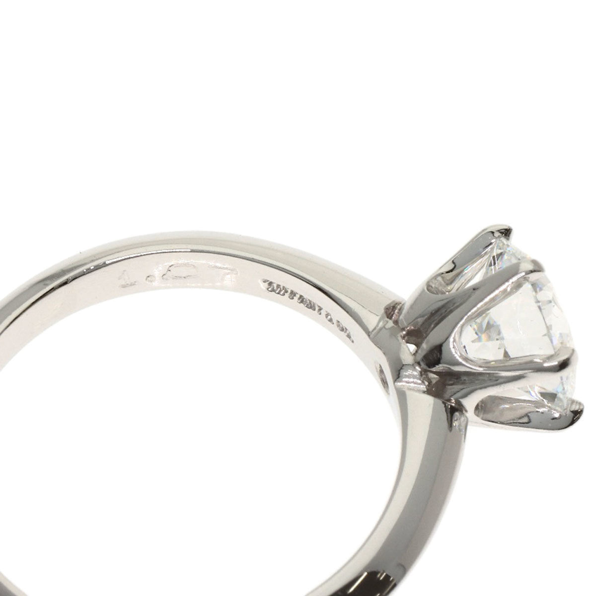 Tiffany Platinum 950 Band Ring (Pre-Owned)