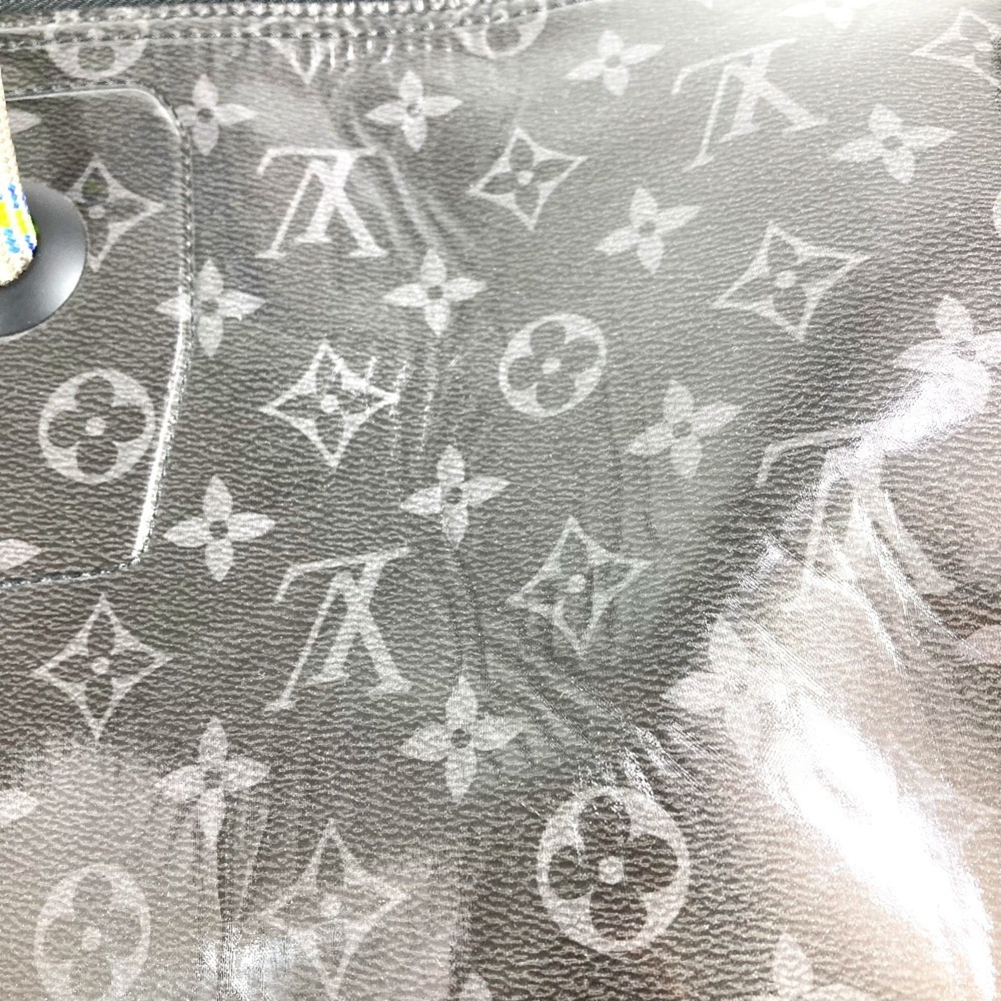Louis Vuitton Monogram Eclipse Black Monogram Eclipse Boston Bag Shoulder Bag (Pre-Owned)