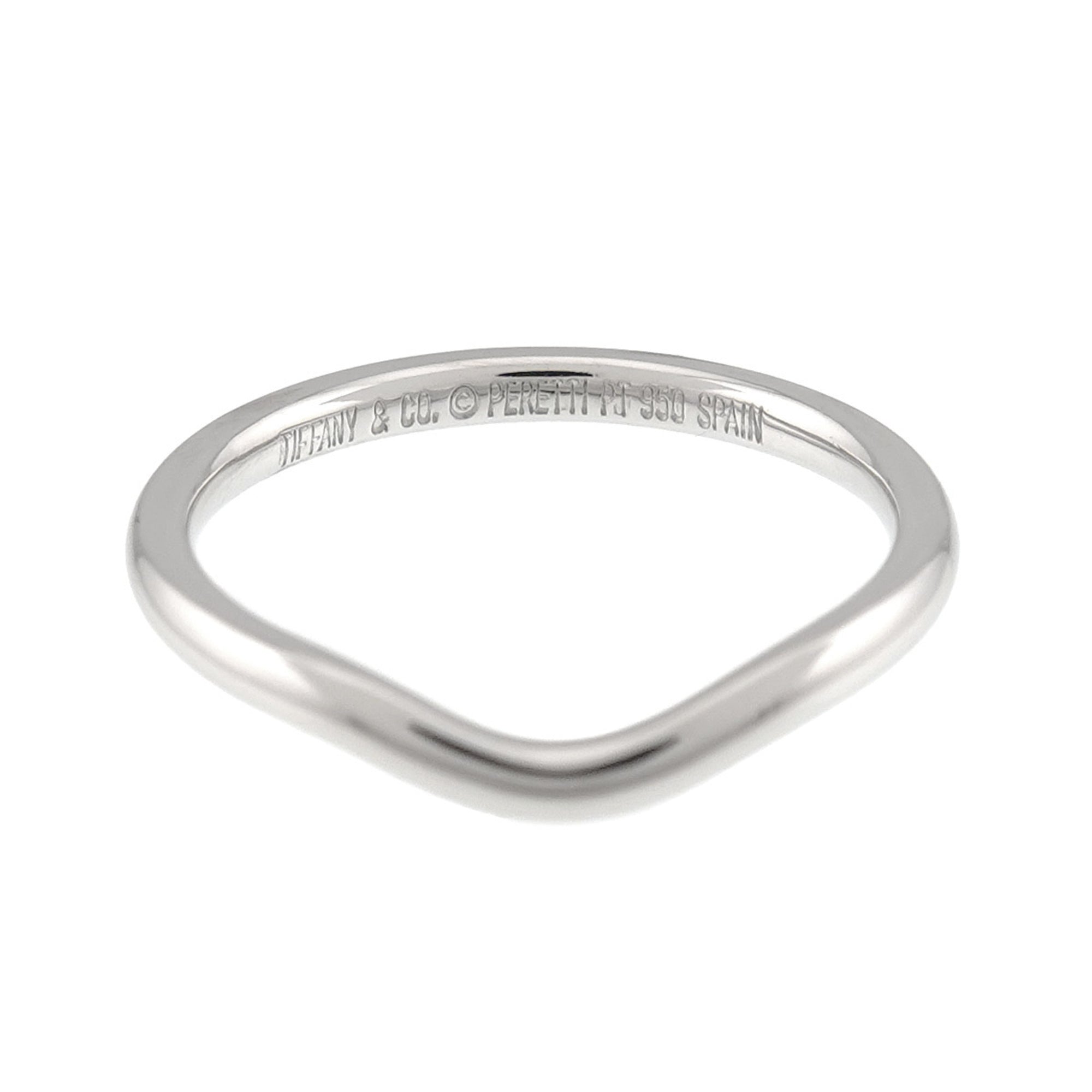 Tiffany Platinum 950 Band Ring (Pre-Owned)