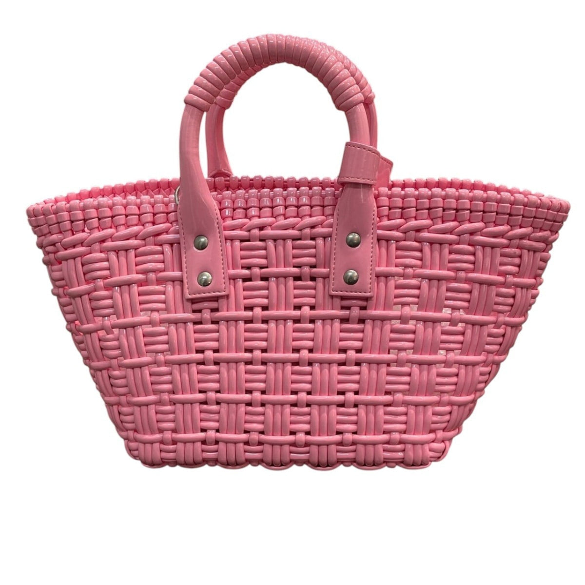 Balenciaga Pink Vinyl Shoulder Bag (Pre-Owned)