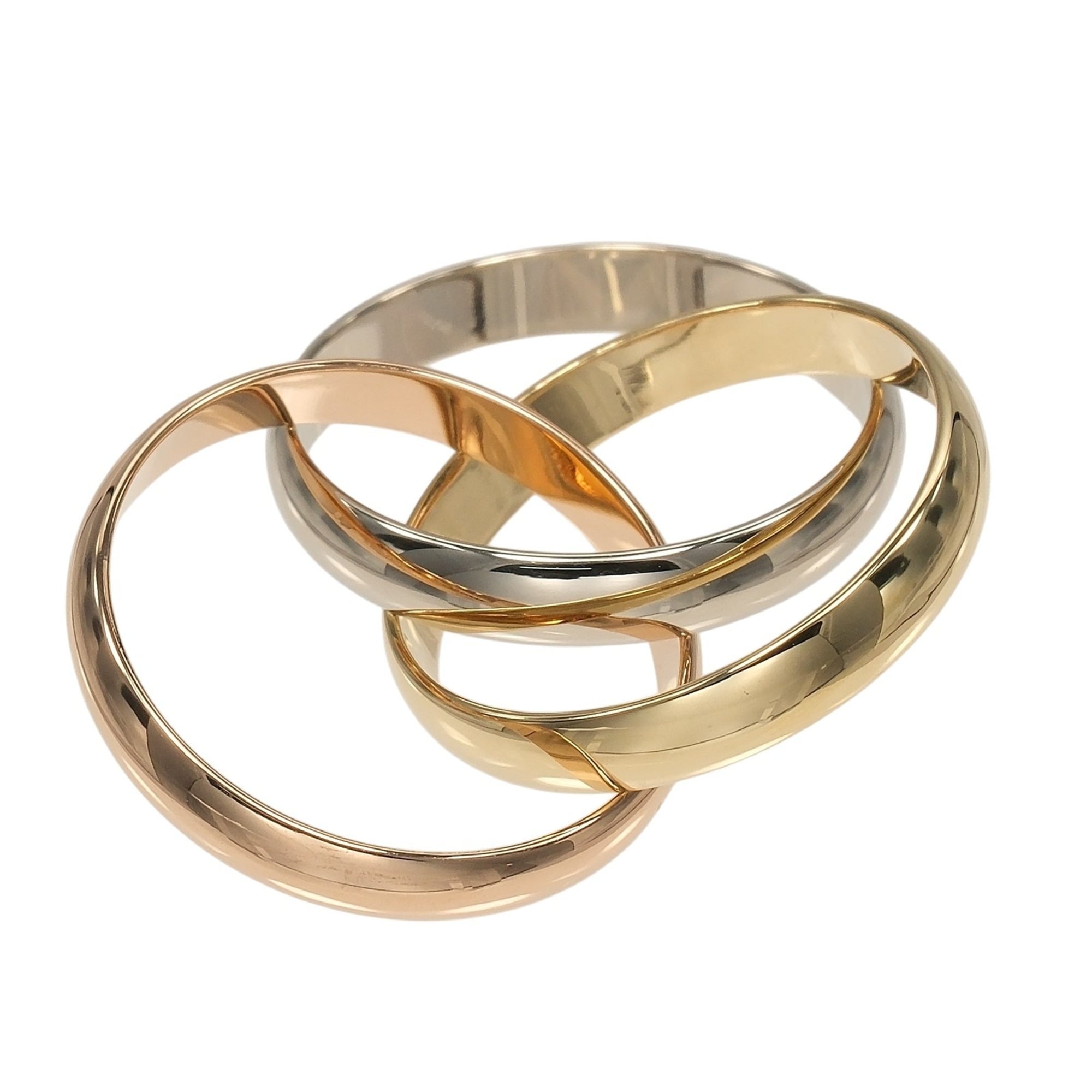 Cartier Trinity Yellow Gold (18K) Pink Gold (18K) White Gold (18K) Band Ring (Pre-Owned)