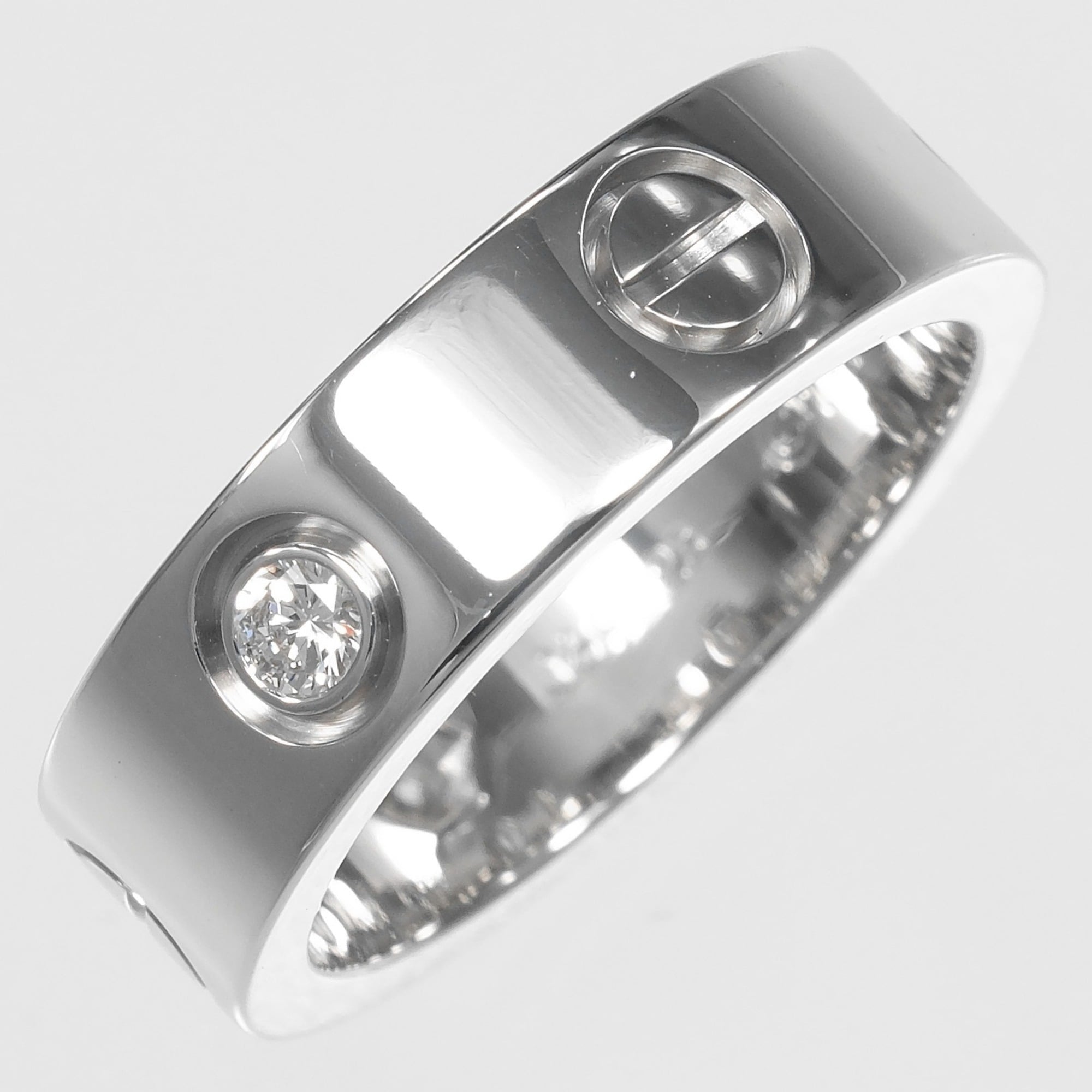 Cartier Love White Gold (18K) Band Ring (Pre-Owned)