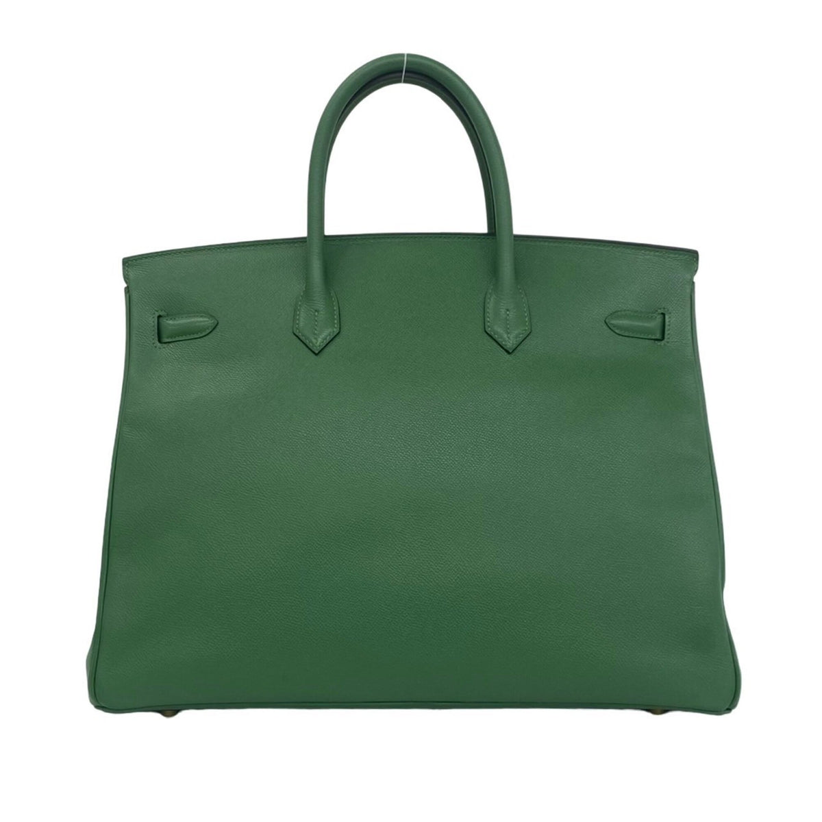 Hermes Green Courchevel Leather Handbag Tote Bag (Pre-Owned)