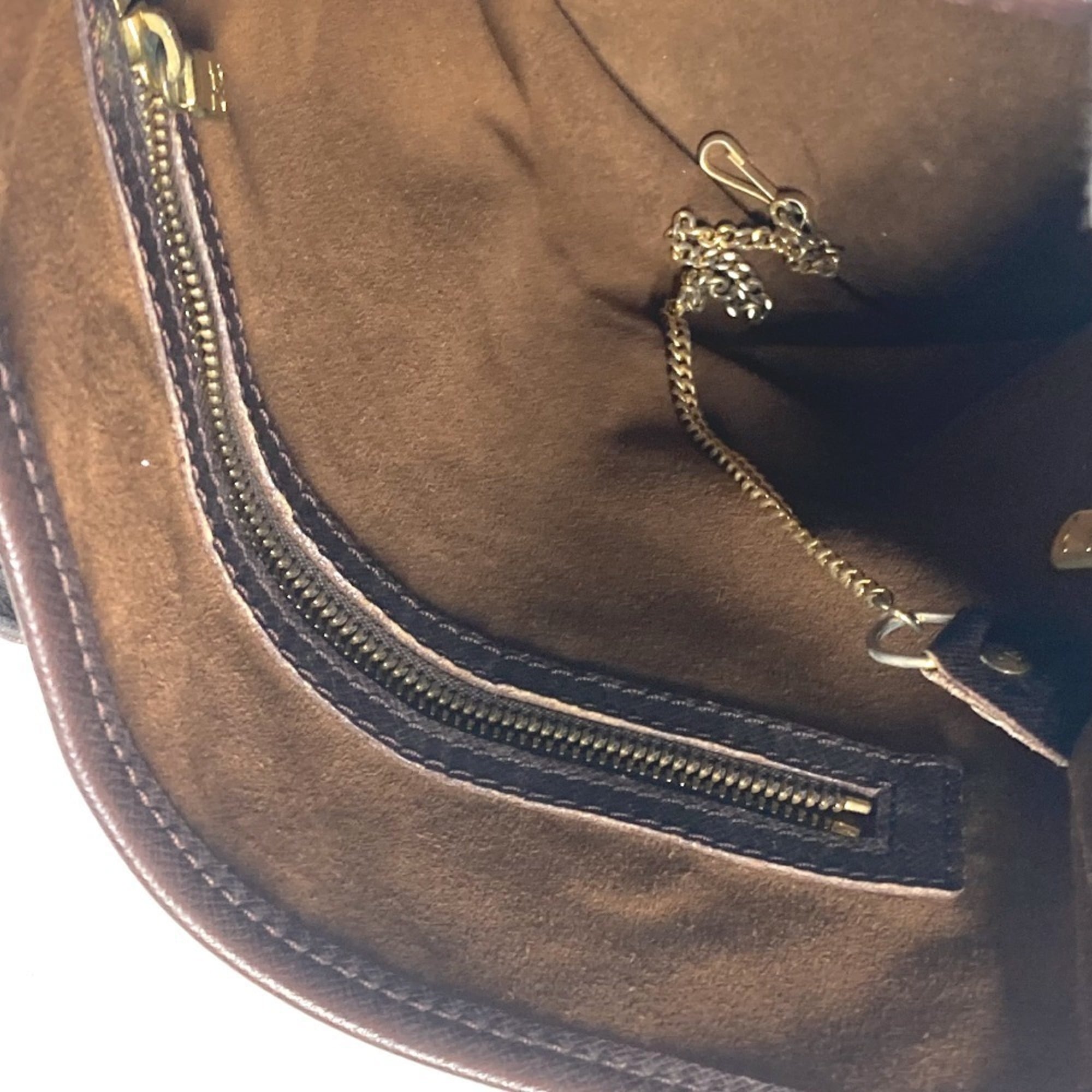 Louis Vuitton Brown Damier Canvas Ebene Damier Canvas Shoulder Bag Tote Bag (Pre-Owned)