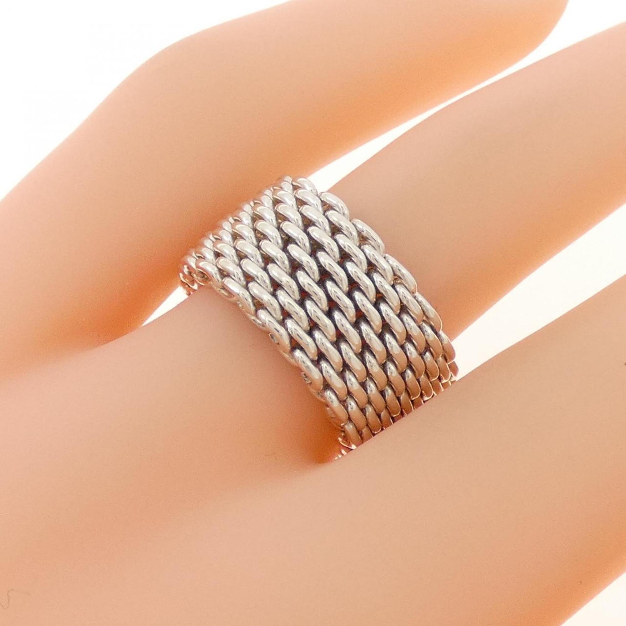 Tiffany Silver 925 Band Ring (Pre-Owned)