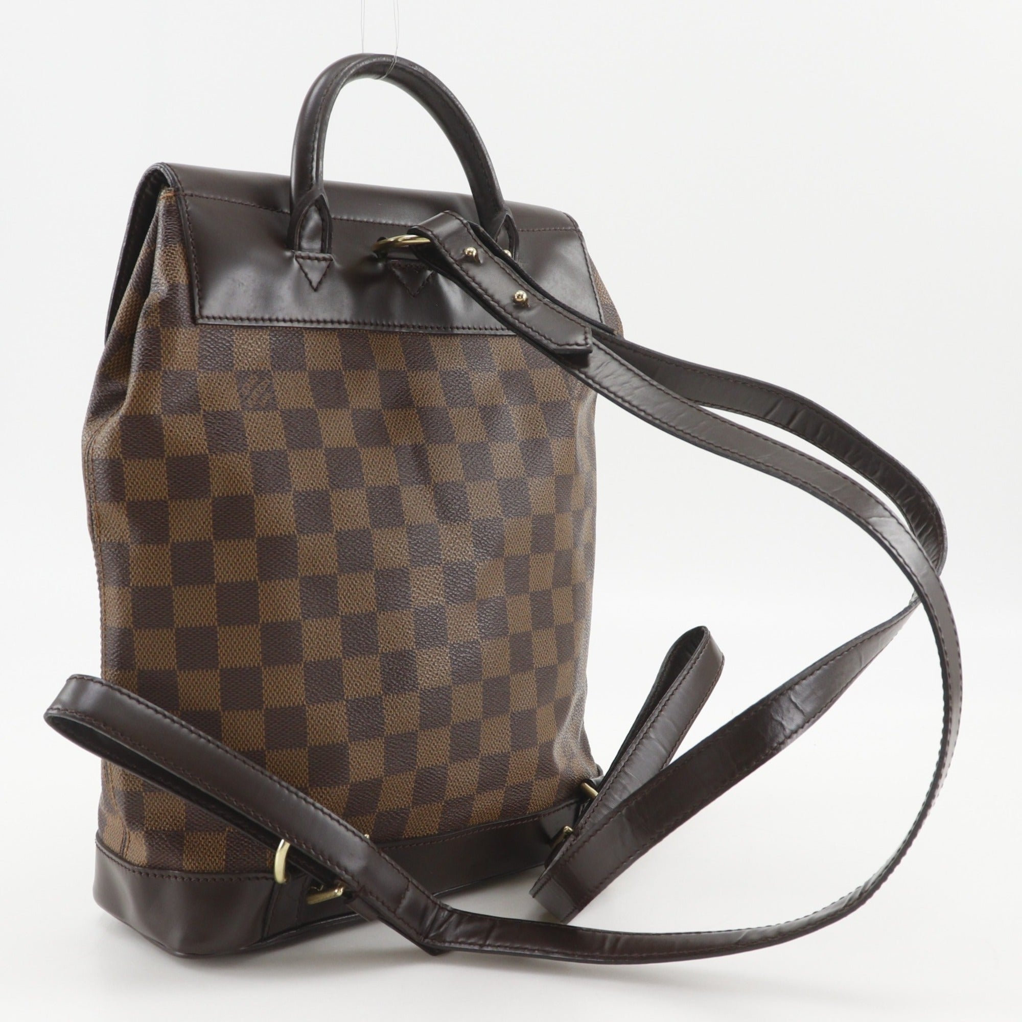 Louis Vuitton Brown Damier Canvas Damier Canvas Backpack (Pre-Owned)