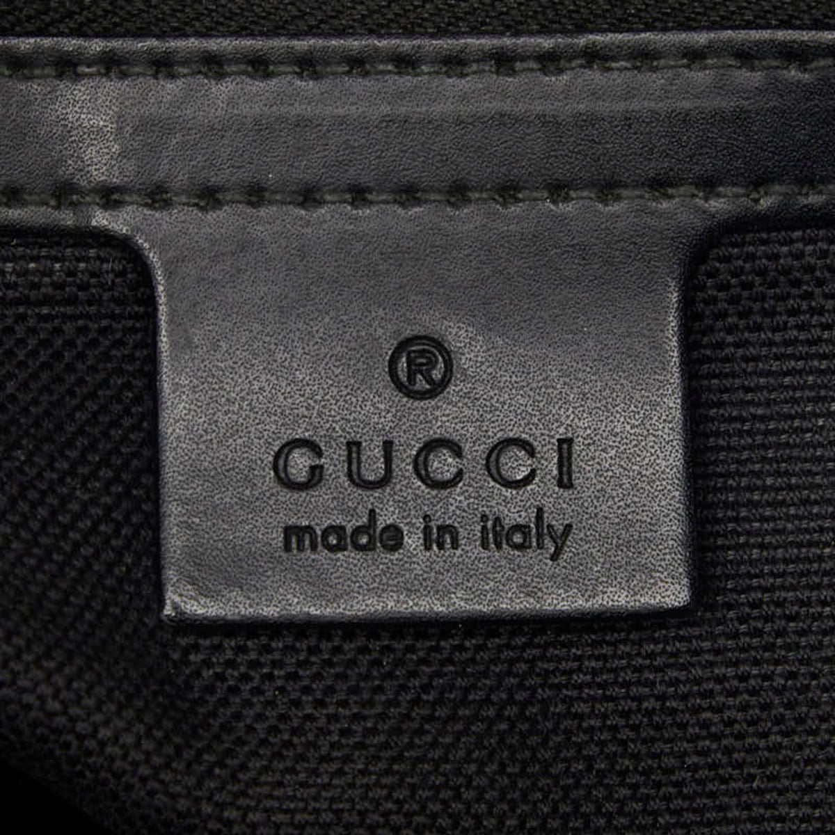 Gucci Black Pvc Leather Shoulder Bag (Pre-Owned)