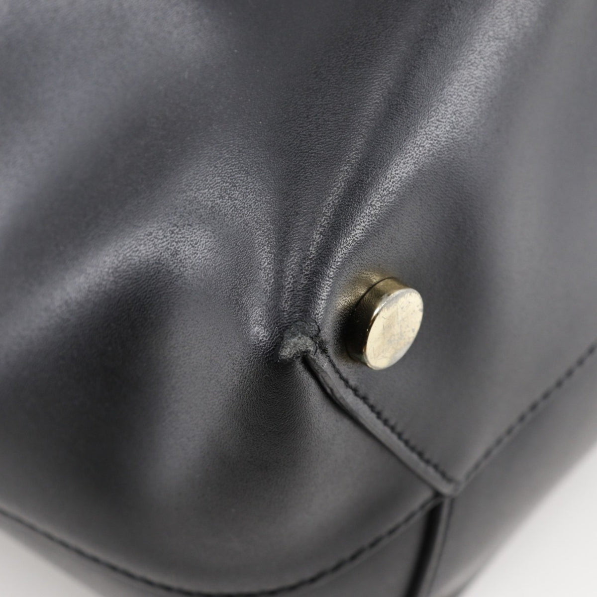 Michael Kors Black Leather Tote Bag (Pre-Owned)