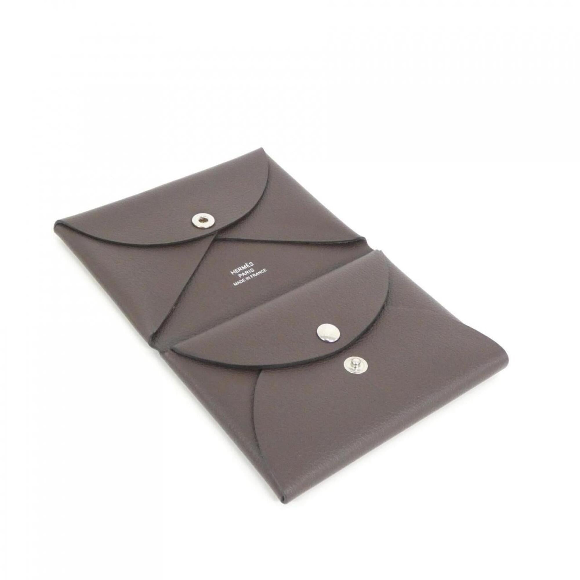 Hermes Brown Coin Purse/Coin Case (Pre-Owned)