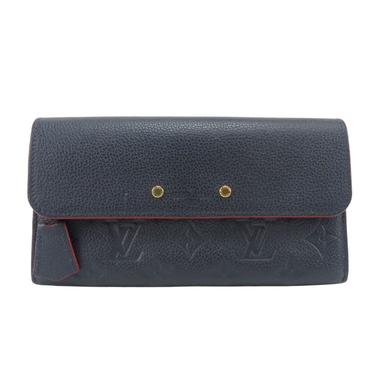 Louis Vuitton Galle Marine Rouge Monogram Empreinte Long Wallet (Bi-Fold) (Pre-Owned)