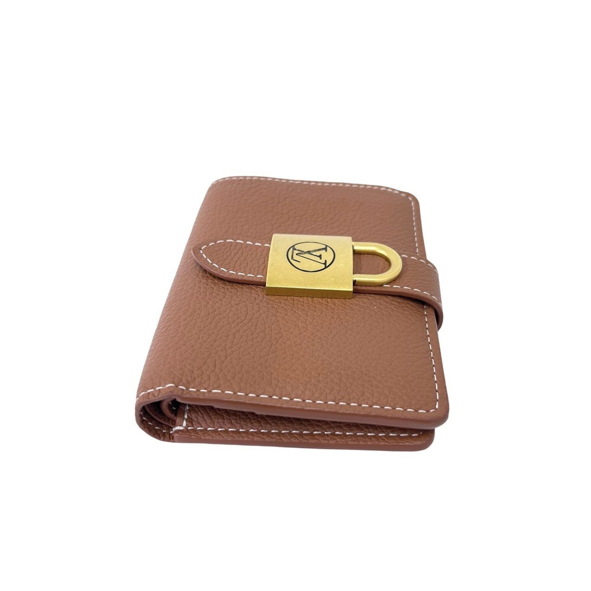 Louis Vuitton Brown Leather Wallet (Bi-Fold) (Pre-Owned)