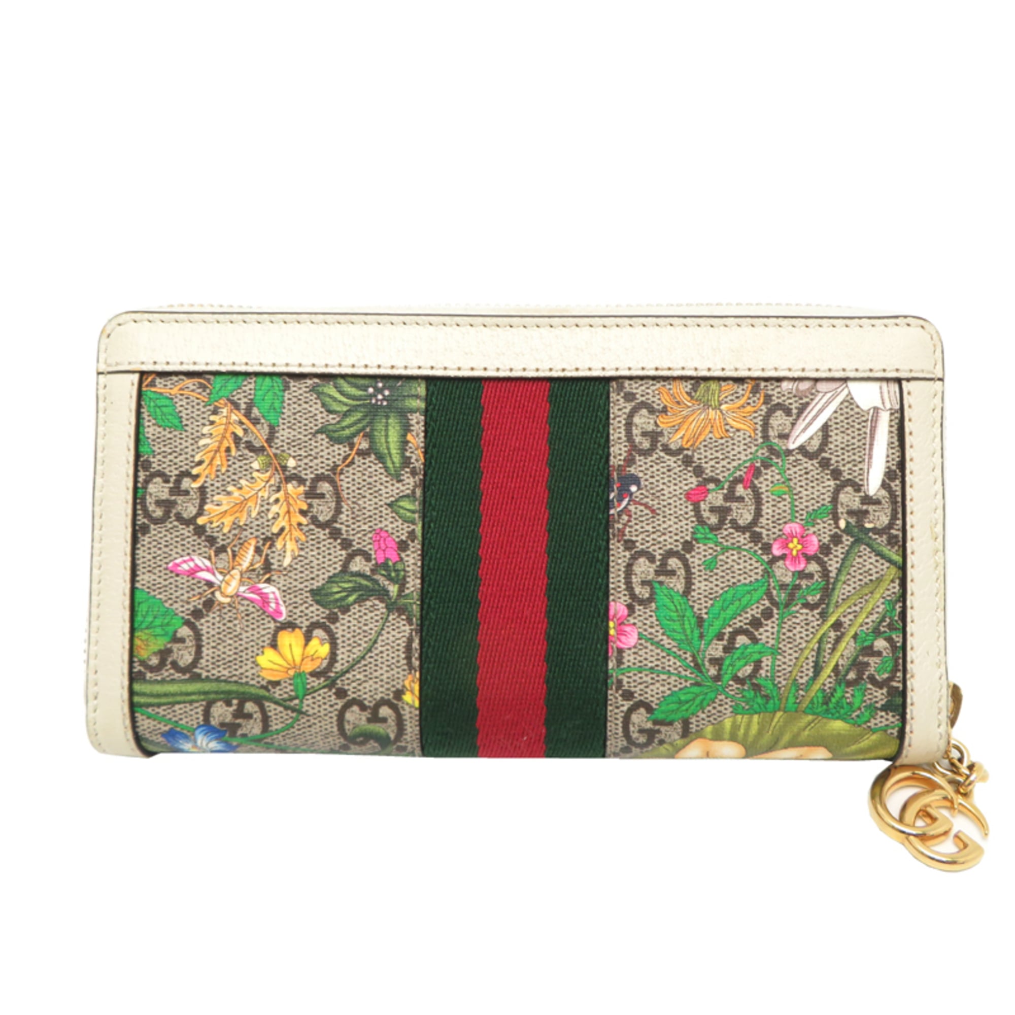 Gucci Beige Long Wallet (Bi-Fold) (Pre-Owned)
