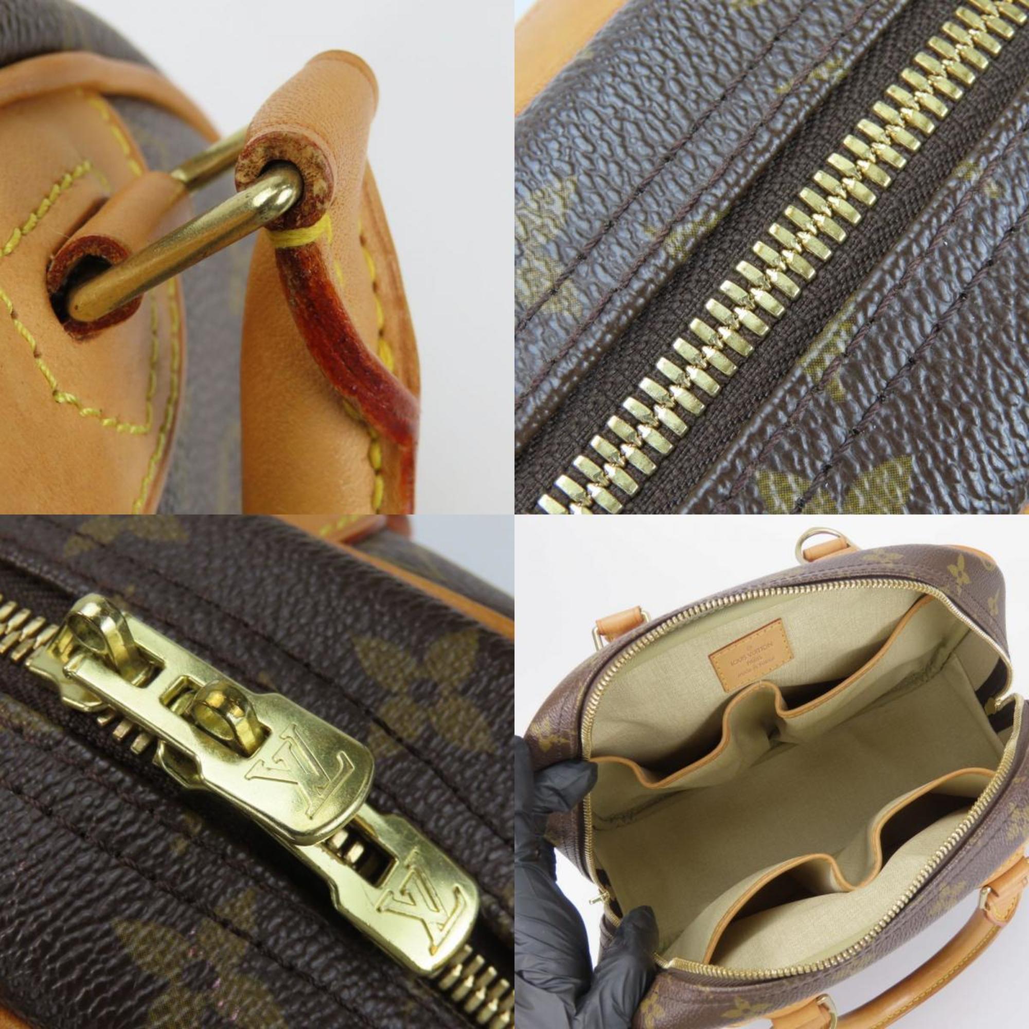 Louis Vuitton Monogram Brown Monogram Leather Handbag (Pre-Owned)
