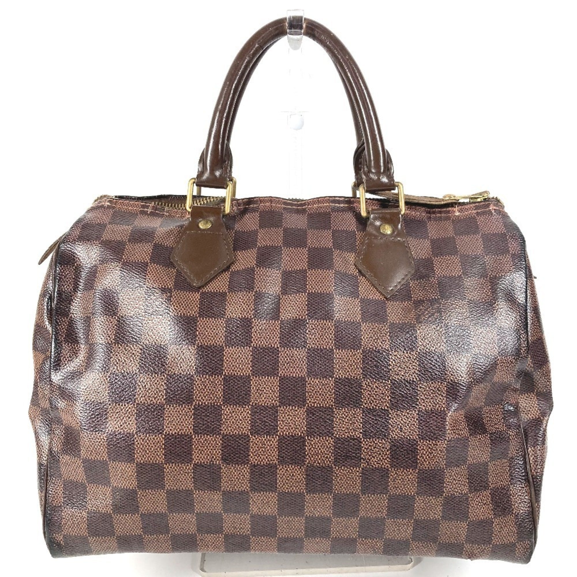 Louis Vuitton Brown Damier Canvas Boston Bag Handbag (Pre-Owned)