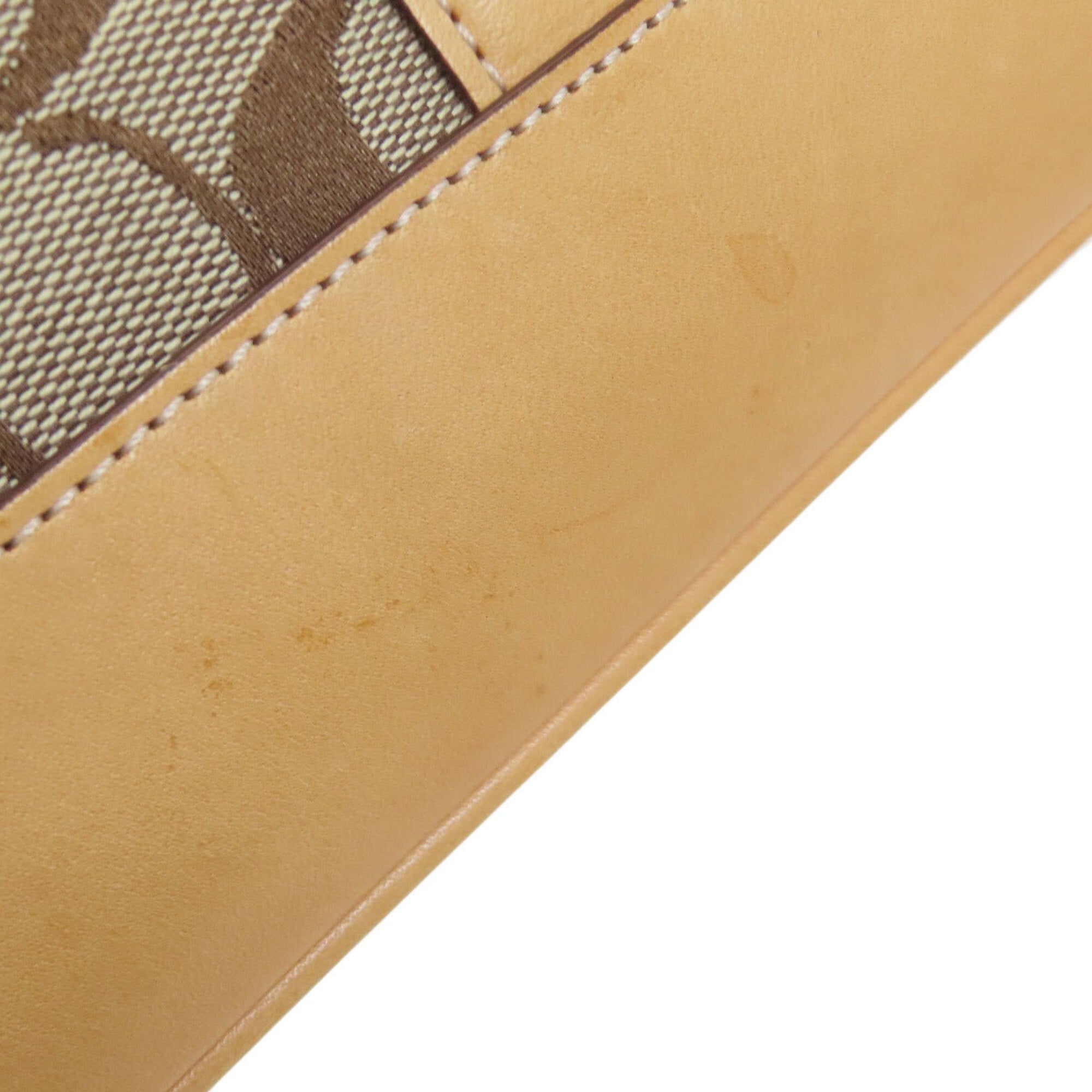 Coach Brown Canvas Tote Bag (Pre-Owned)