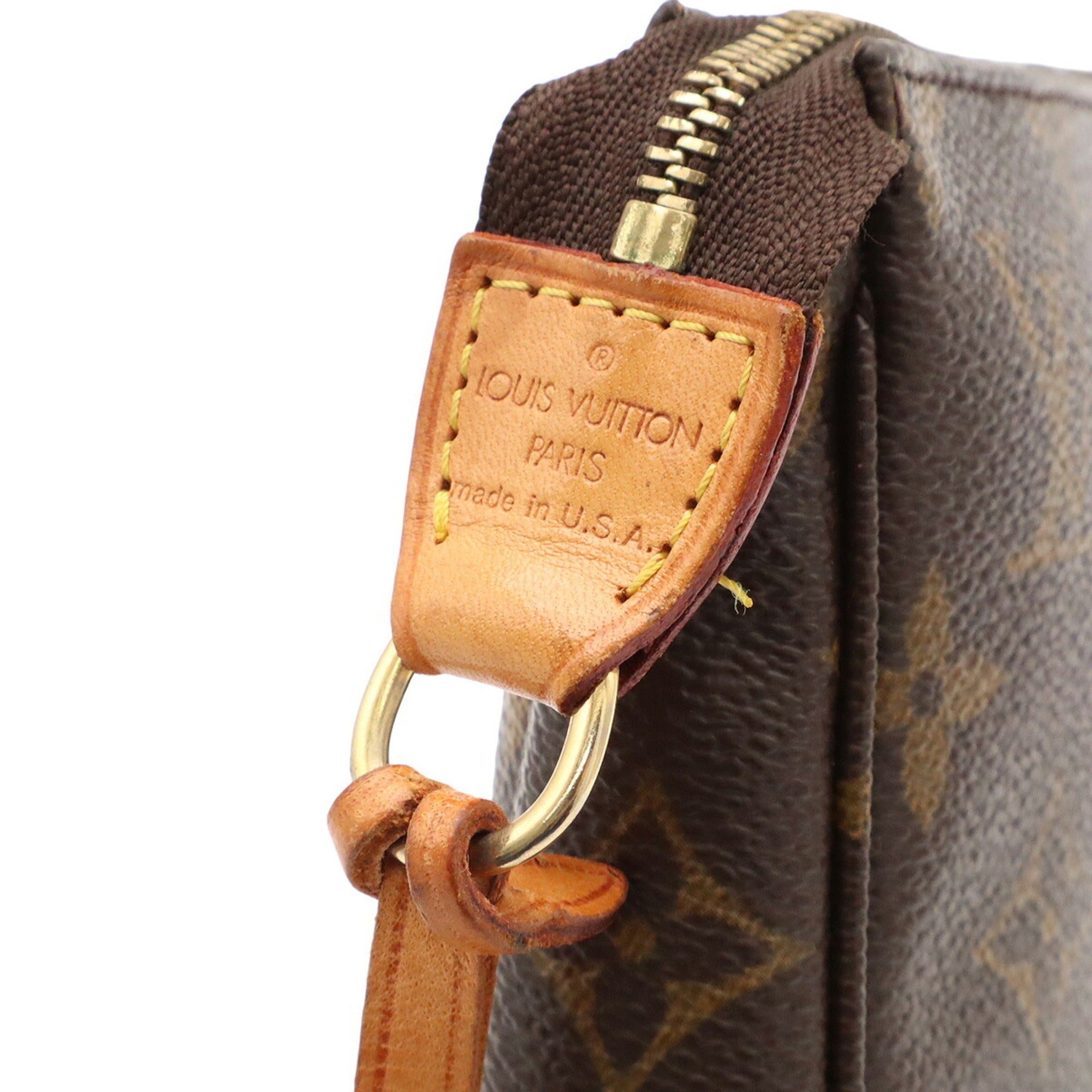 Louis Vuitton Monogram Brown Monogram Handbag Pochette (Pre-Owned)