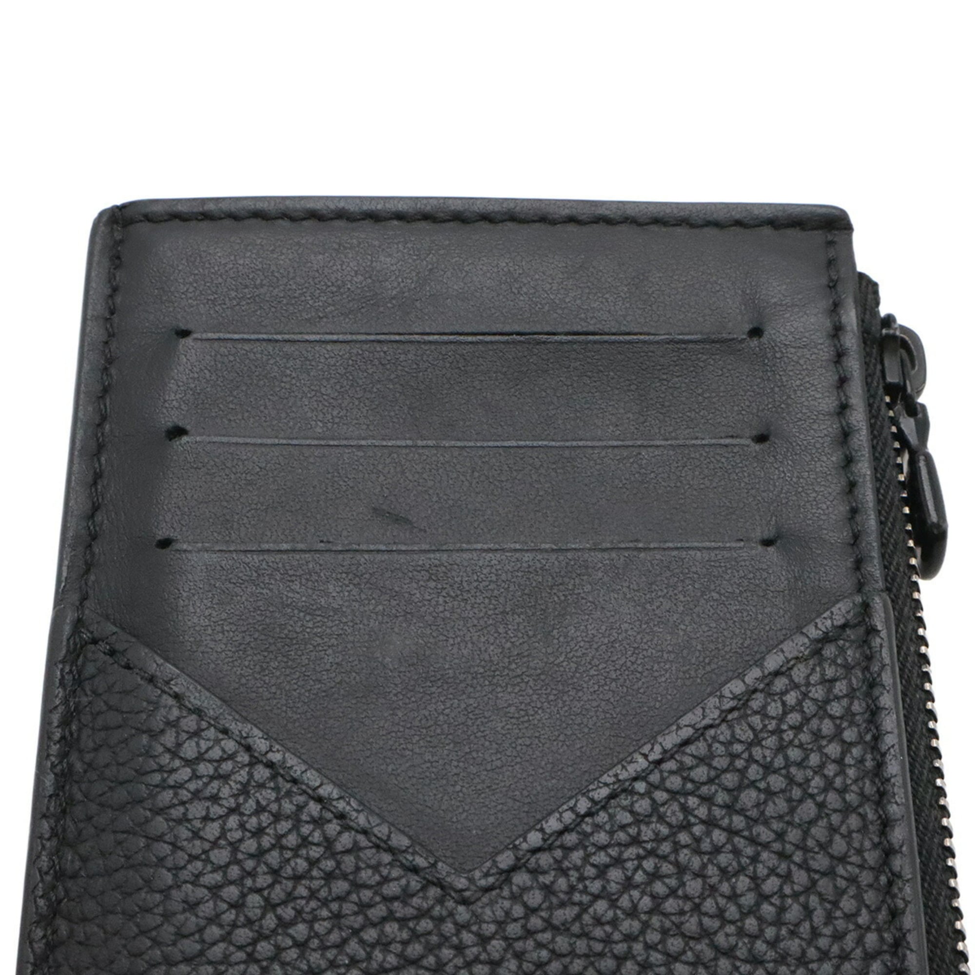 Louis Vuitton Black Noir Leather Coin Purse/Coin Case (Pre-Owned)