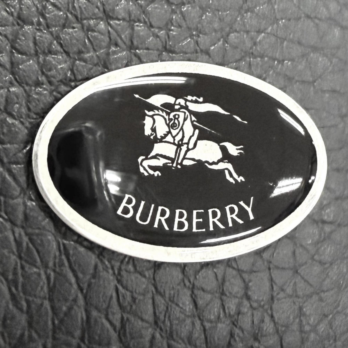 Burberry Black Leather Wallet (Bi-Fold) (Pre-Owned)